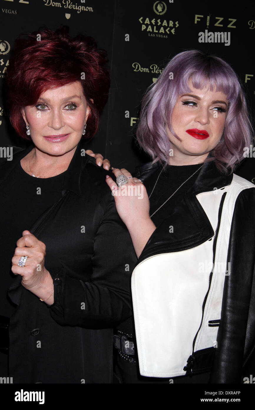 Las Vegas, Nv USA, 28th March 2014: Sharon Osbourne, Kelly Osbourne in