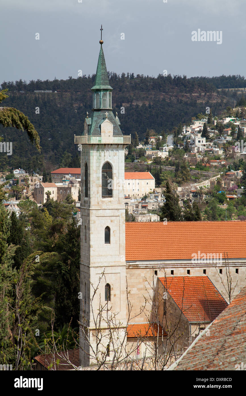Church of the Visitation, Ein Karem, Jerusalem, Israel. Stock Photo