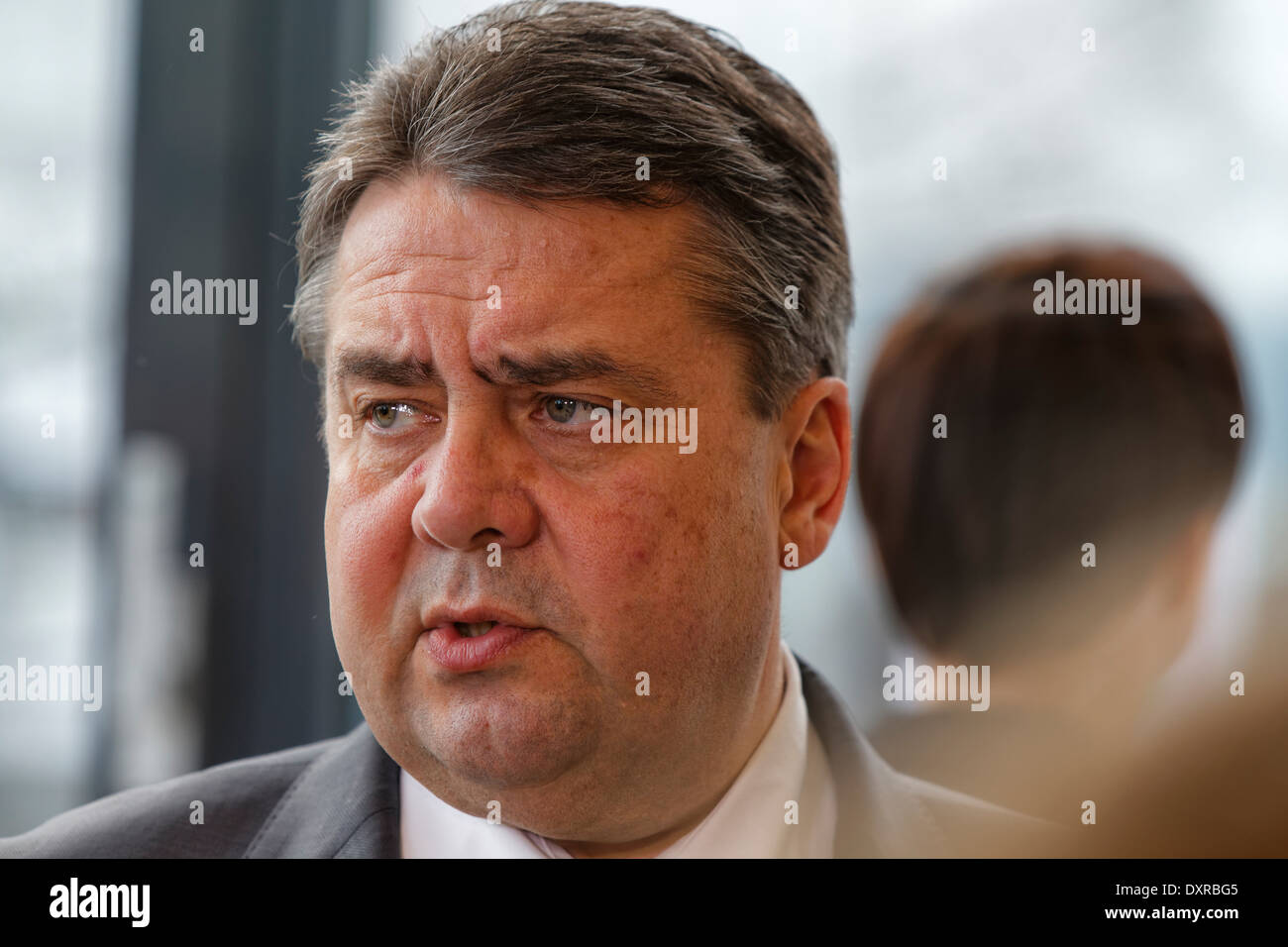 Berlin, Germany, Sigmar Gabriel, SPD, Federal Minister of Economics Stock Photo