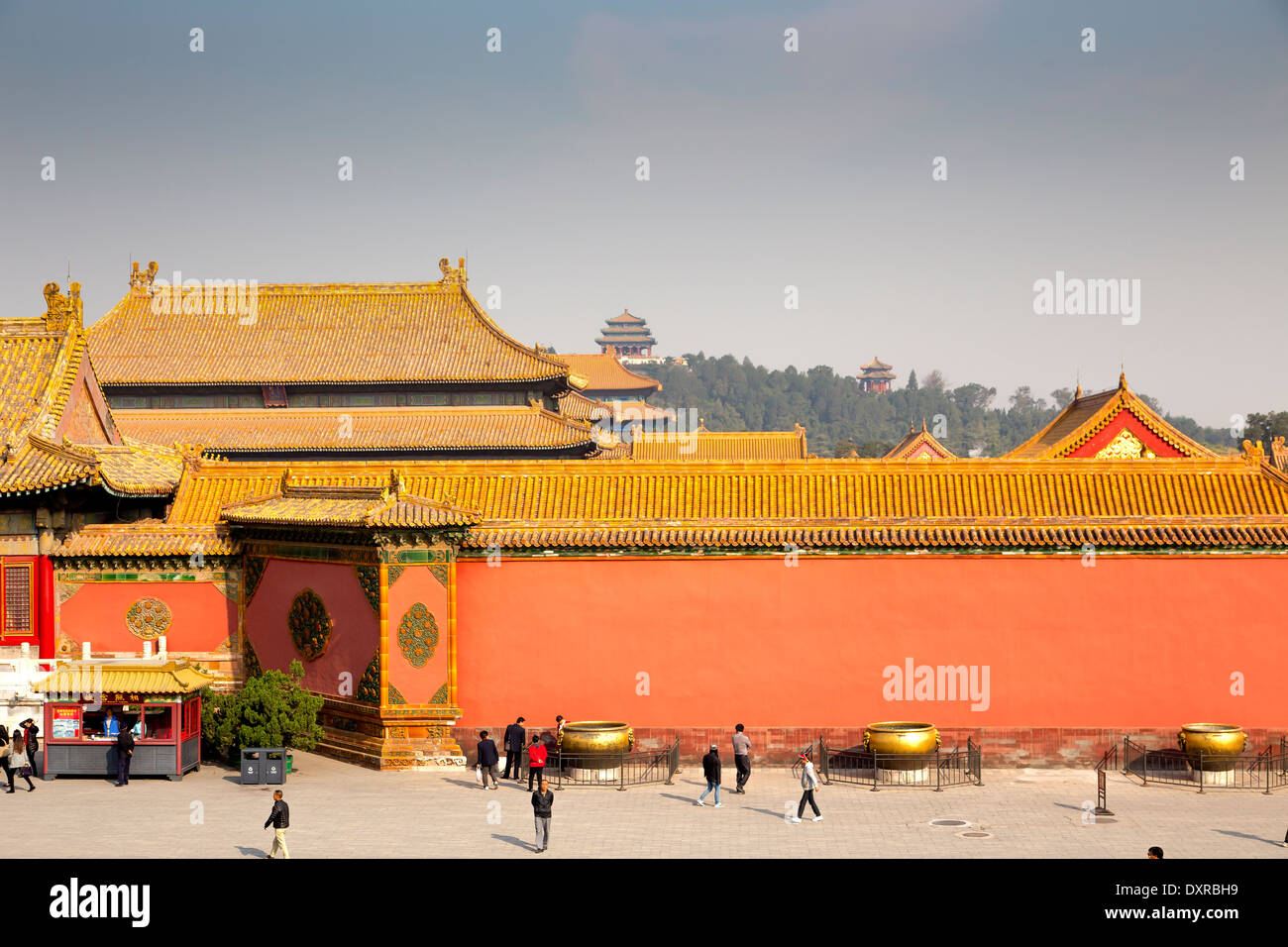 ASIA China Beijing Forbidden City Outer Court Stock Photo