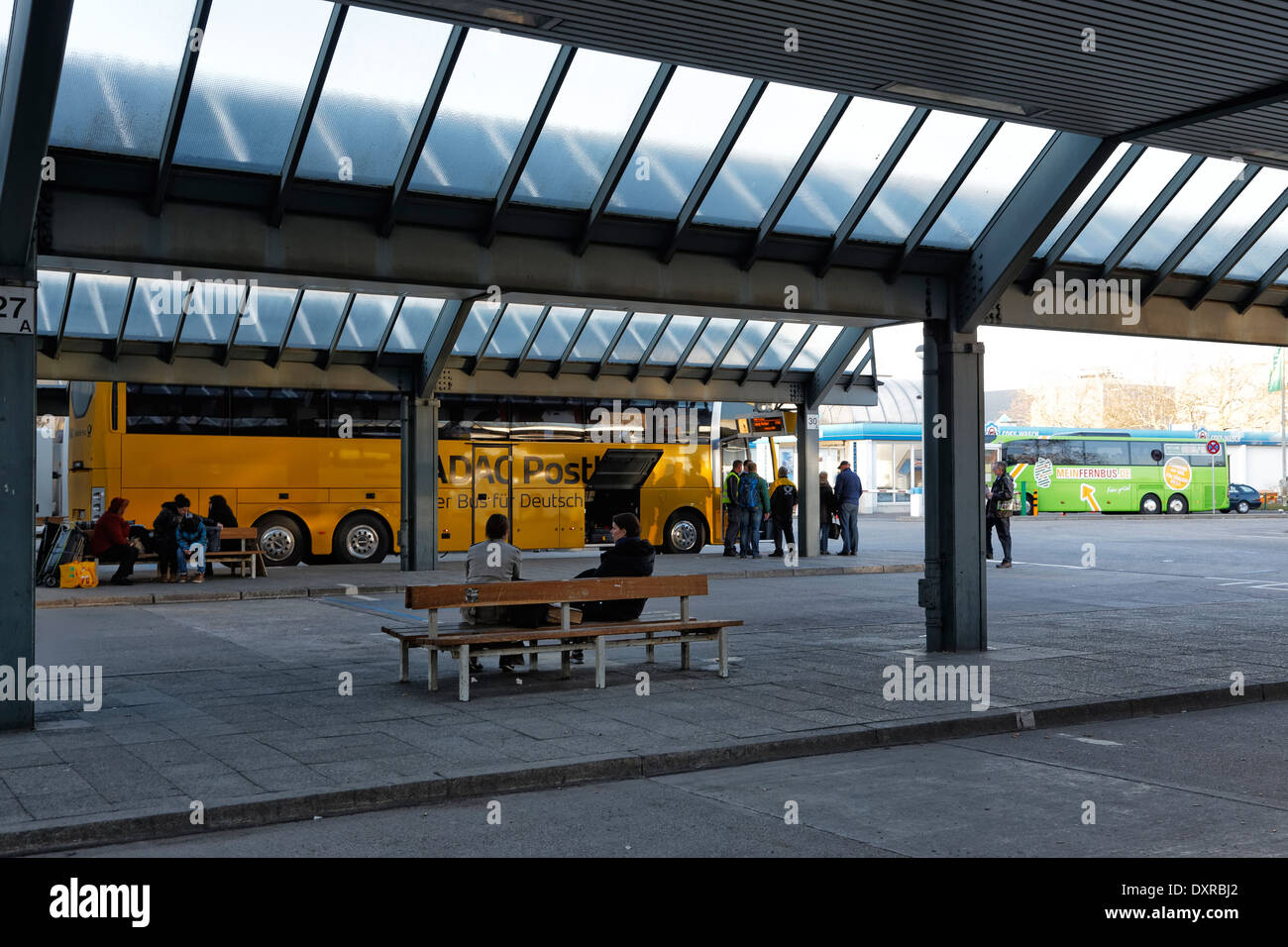 Berlin, Germany, Central Bus Station Berlin Stock Photo: 68126186 - Alamy