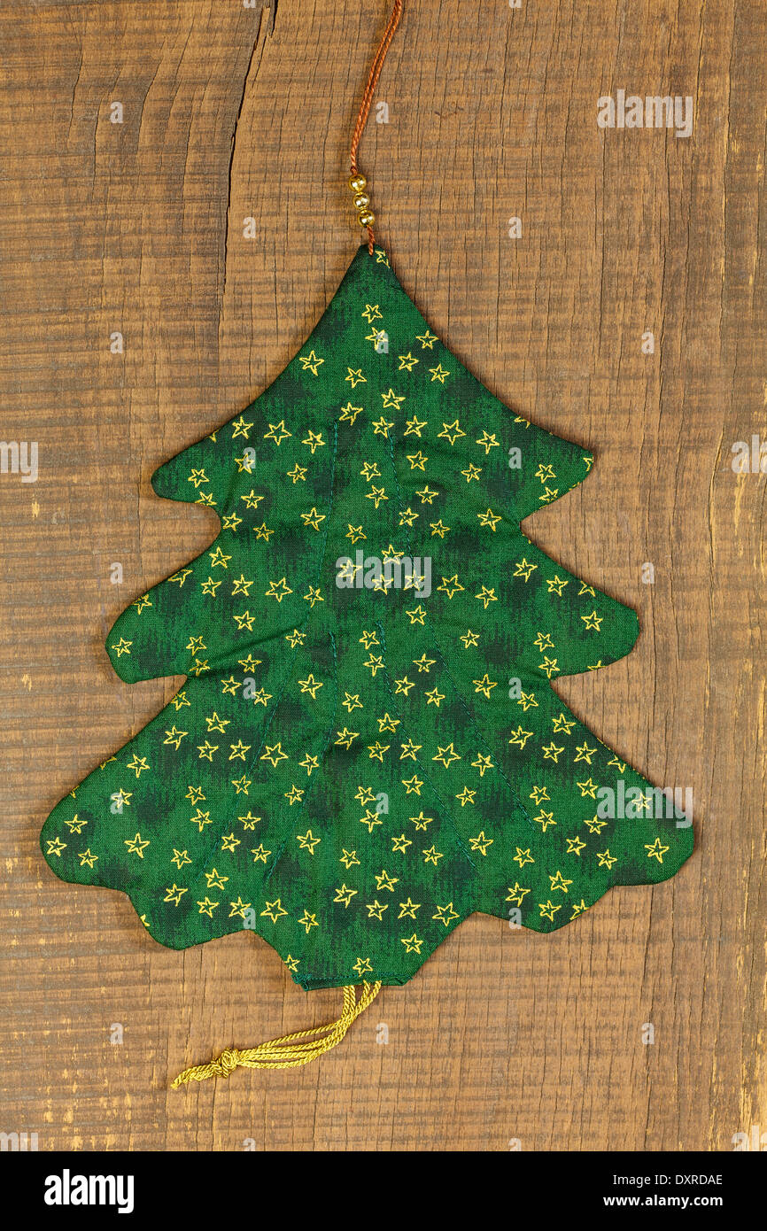 Christmas tree made of fabric Stock Photo Alamy