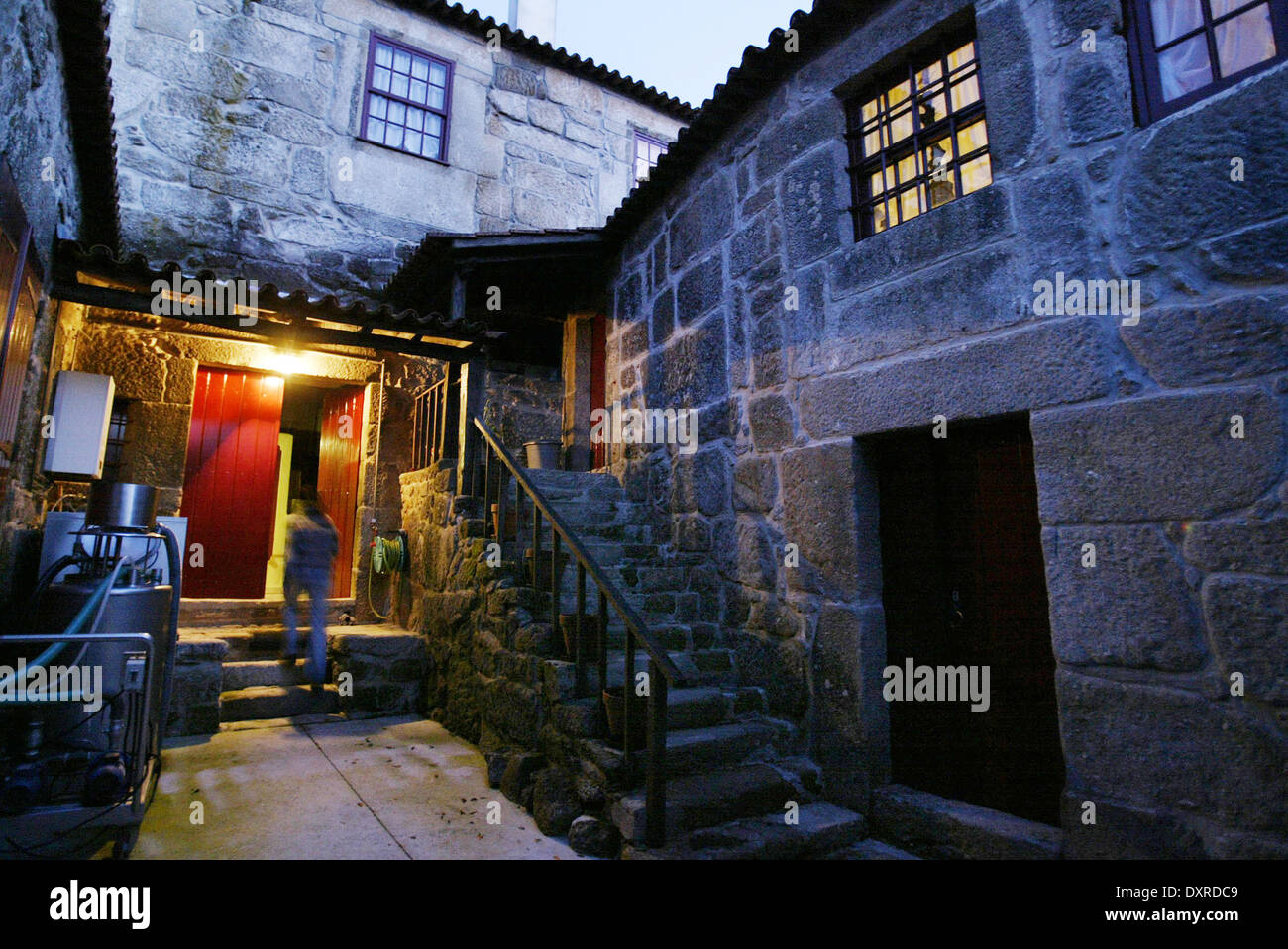 Casa de Darei portuguese biological wine and rural tourism in Viseu reginal of the DÃ£o River north of Portugal Stock Photo