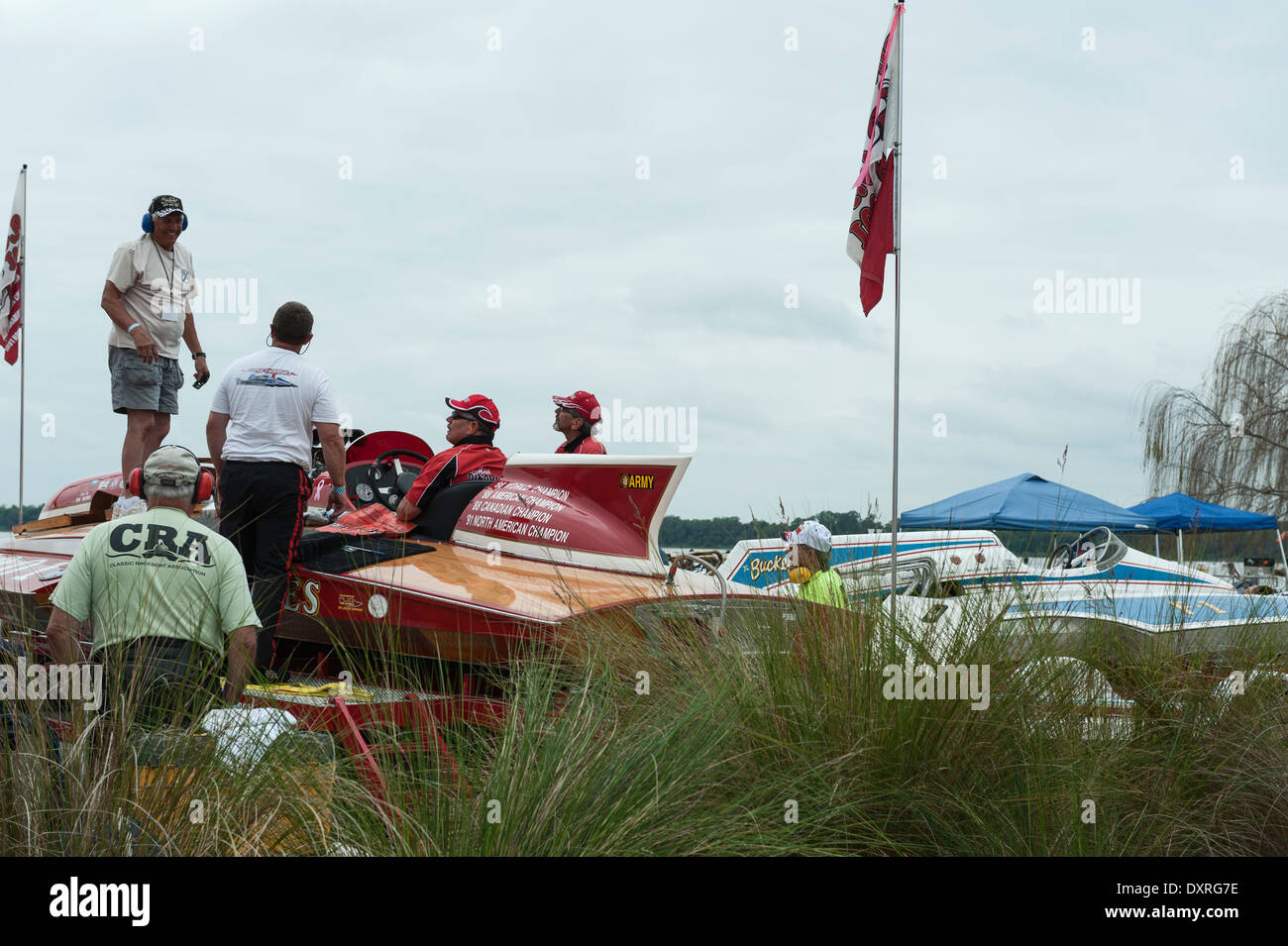 Classic Race boat Association at Tavares, Florida Stock Photo - Alamy
