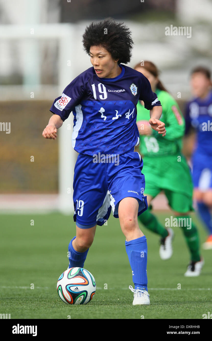 Ajinomoto Stadium West Field, Tokyo Japan. 29th Mar, 2014. Eriko