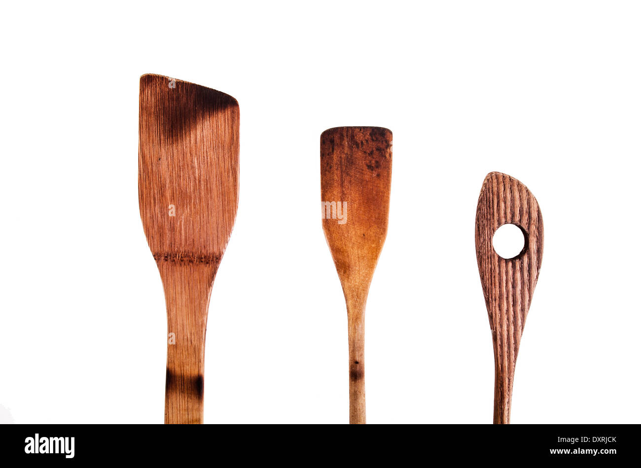 wooden cooking spoons Stock Photo Alamy