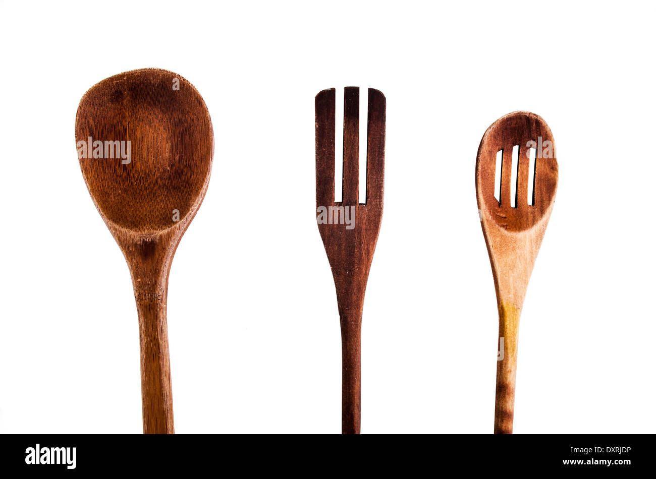 wooden cooking spoons Stock Photo Alamy