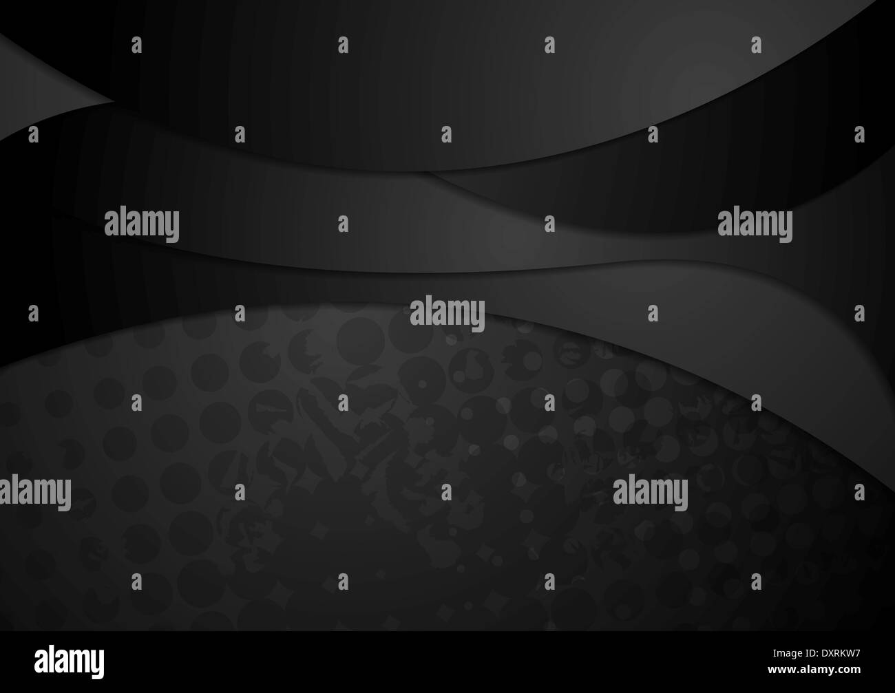Dark green waves abstract Black and White Stock Photos & Images - Alamy