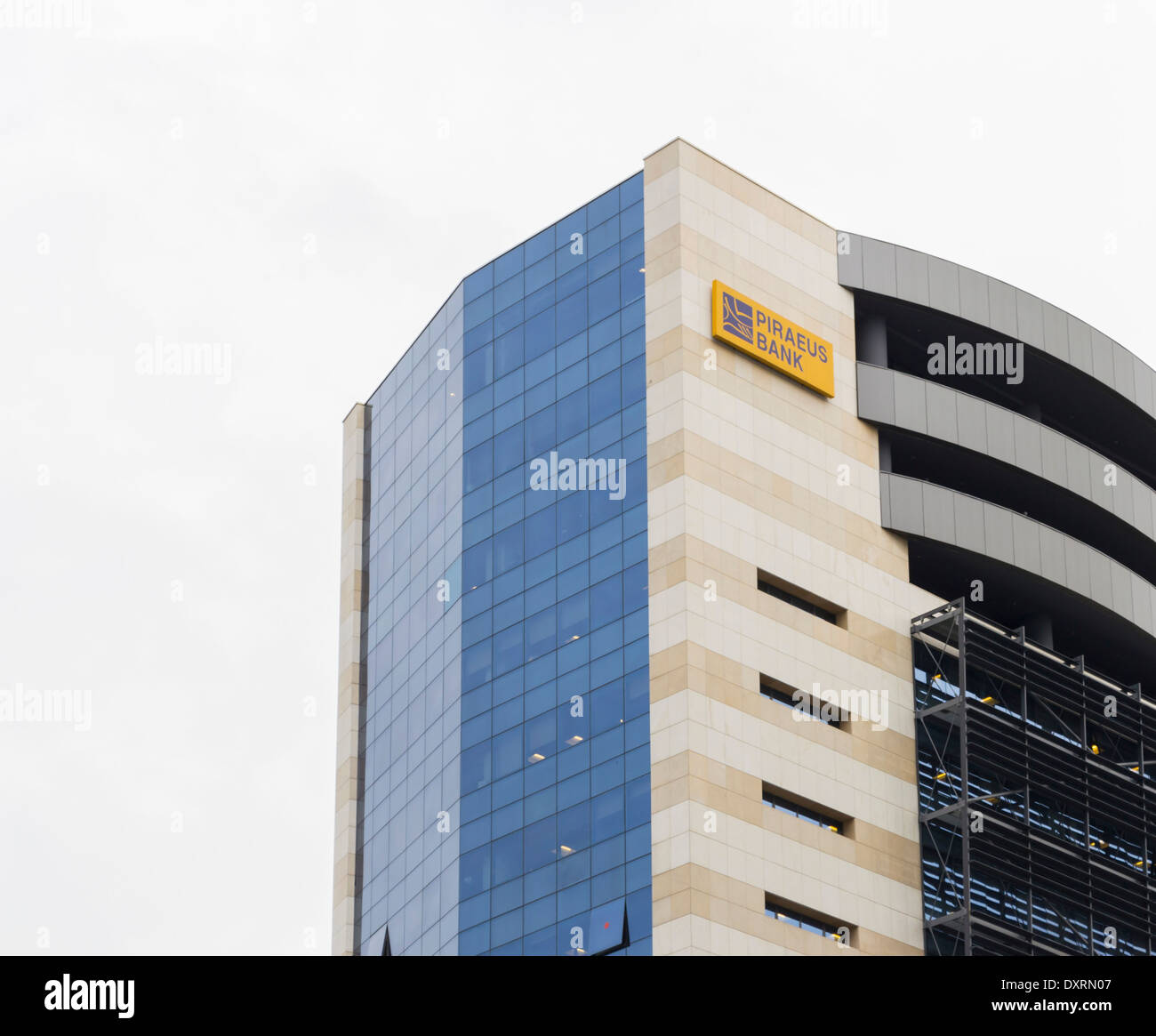 Piraeus Bank Head Office Stock Photo - Alamy