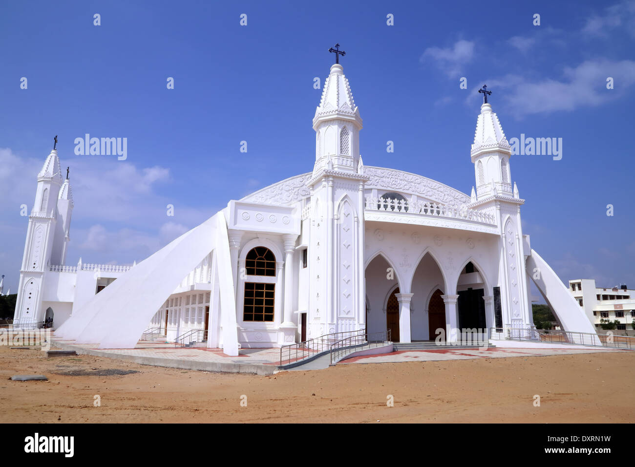 velankanni church high resolution stock photography and images alamy https www alamy com morning star church our lady of health vailankanni nagapattinam district image68133573 html