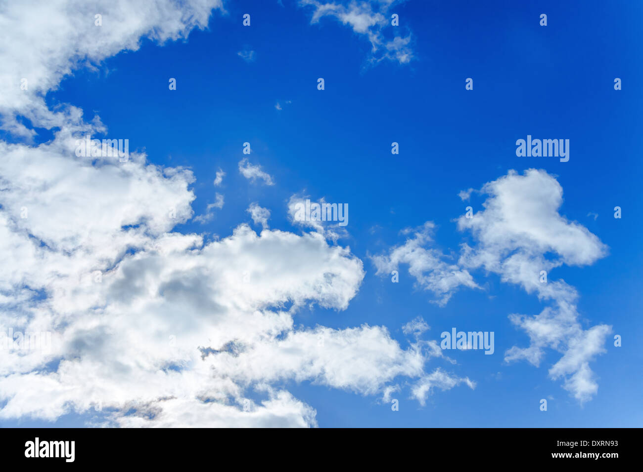 abstract background from the blue sky with white clouds Stock Photo - Alamy