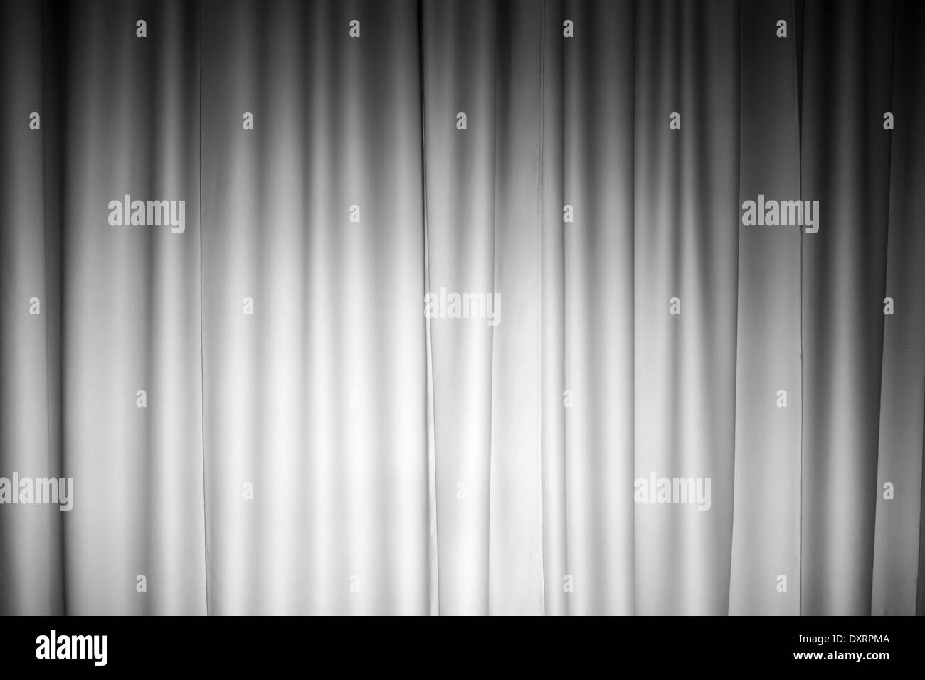 White curtain photo background with spotlight on it Stock Photo