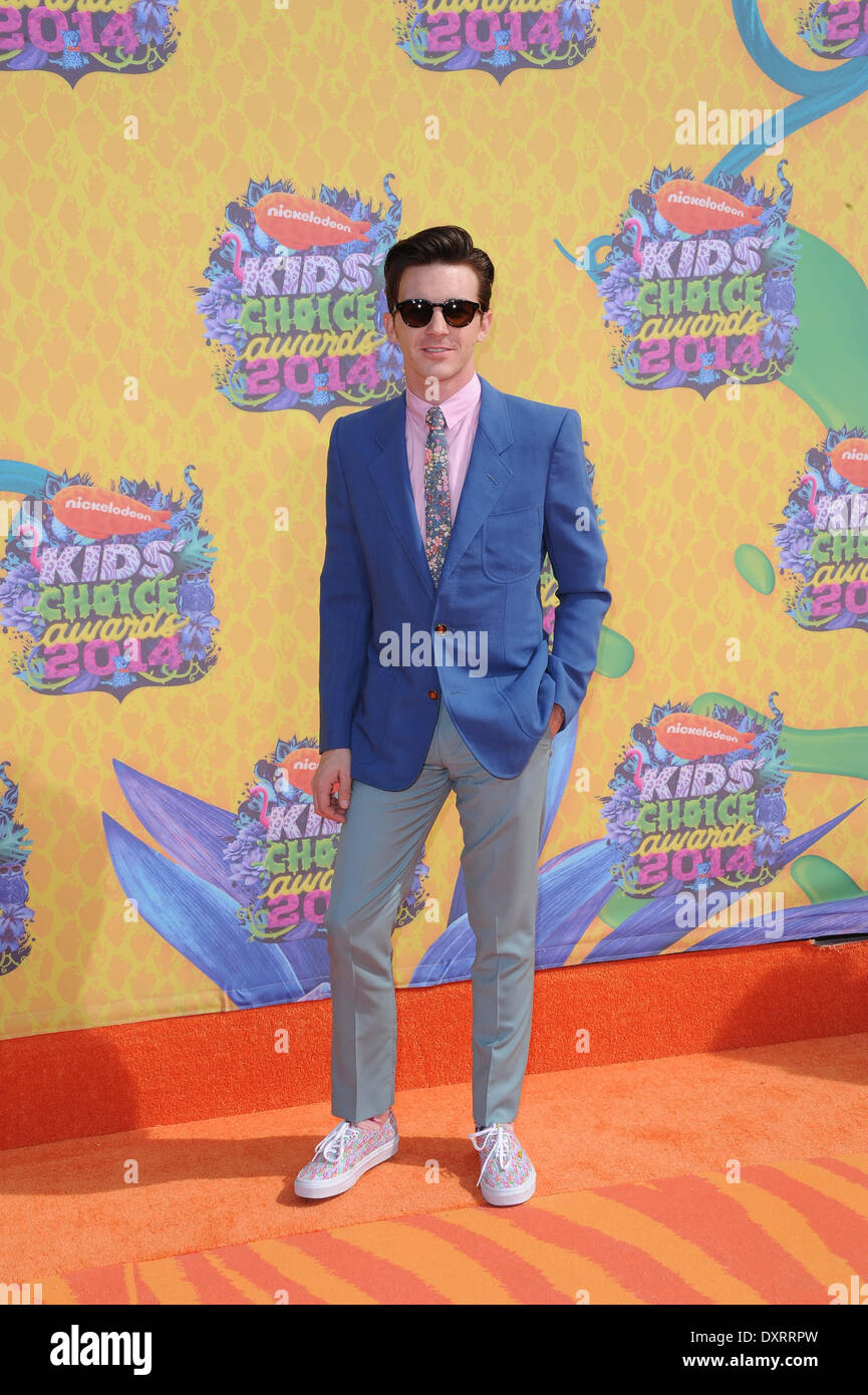 Los Angeles, Ca, Usa . 29th Mar, 2014. Actor Drake Bell Arrives On The 