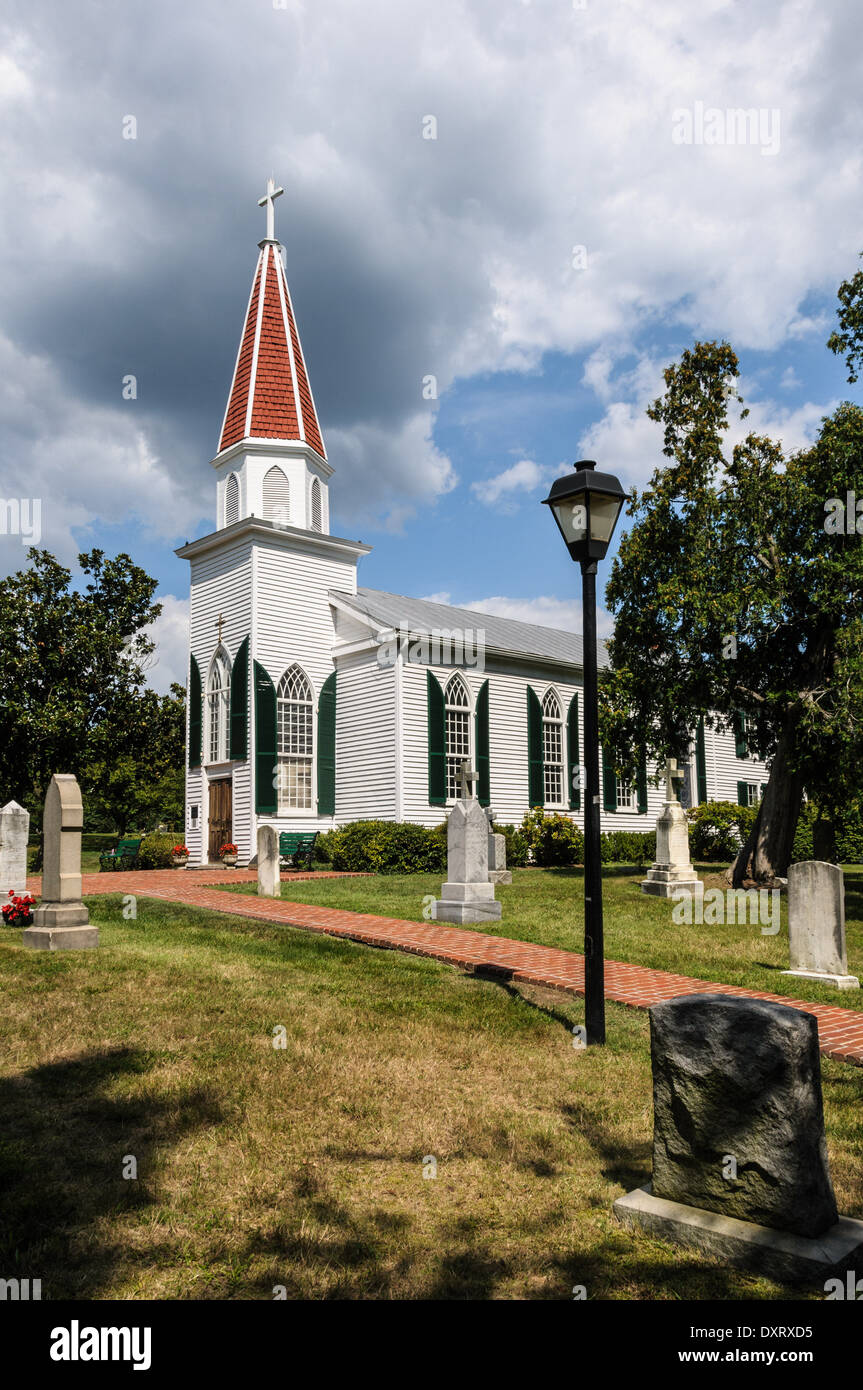St. Mary of Sorrows, Catholic Church, Fairfax Station, Virginia Stock