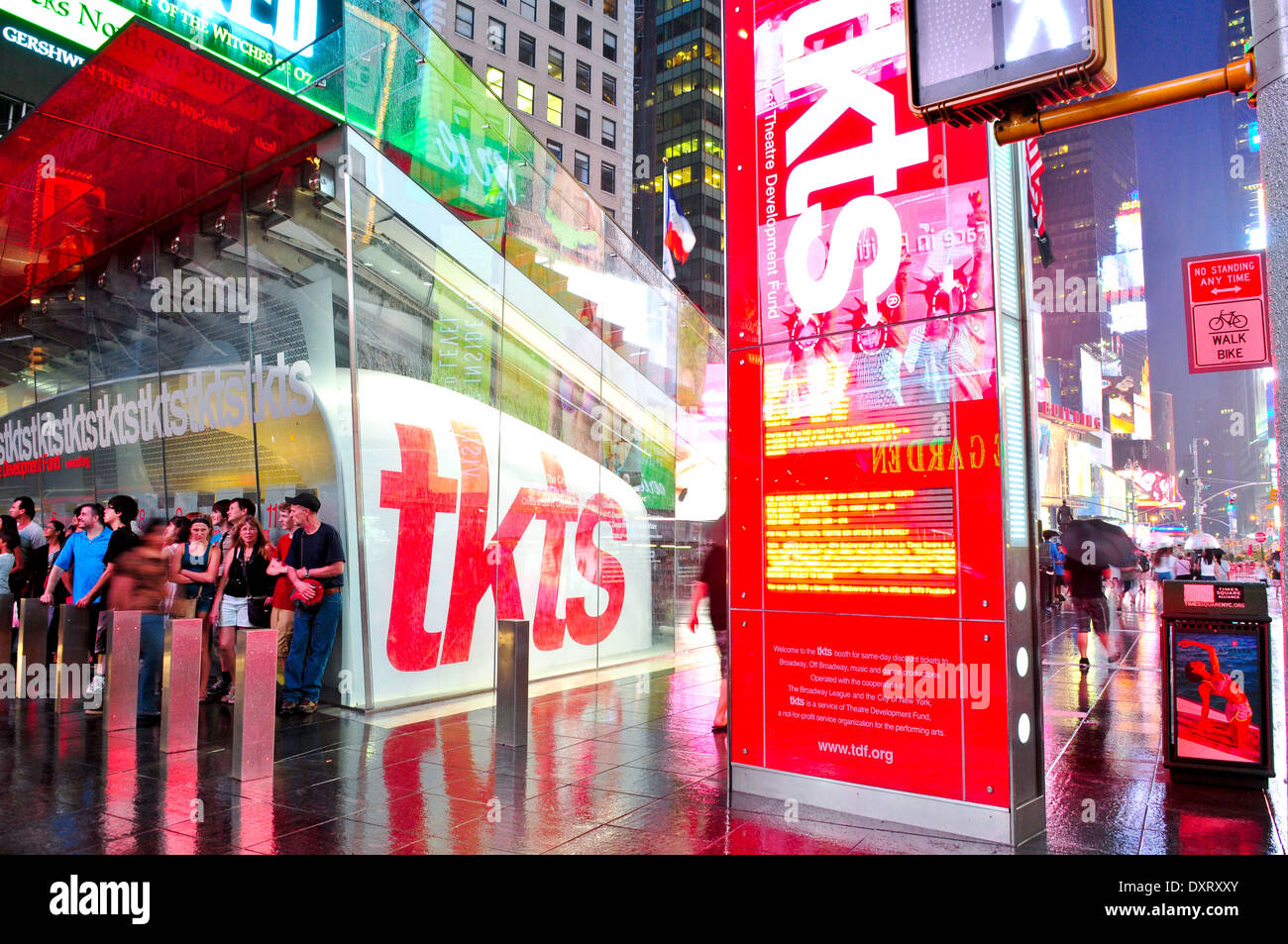 TKTS Broadway Tickets, Time Square, 42nd Street, Midtown Manhattan, New York City, USA Stock