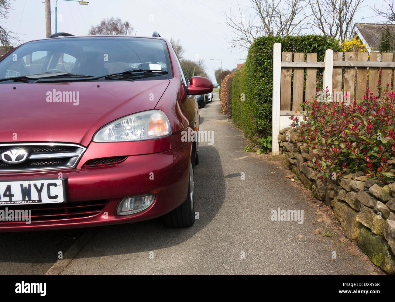 Car pavement obstruction hires stock photography and images Alamy