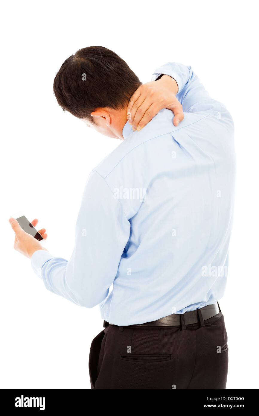 Neck pain phone hires stock photography and images Alamy