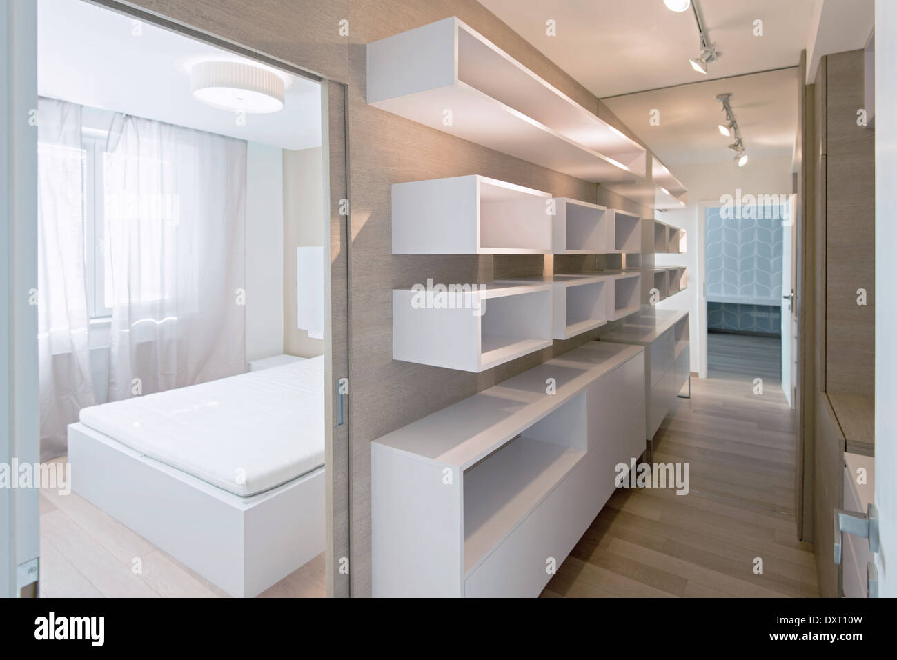 entrance hall with in modern apartment Stock Photo Alamy