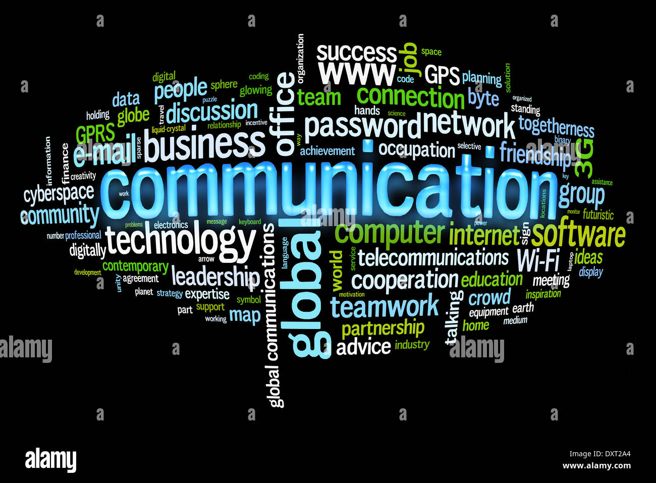 communication concept image word cloud Stock Photo