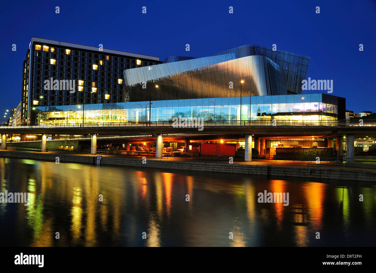 Stockholm Waterfront Hotel and Congress Hall Stock Photo