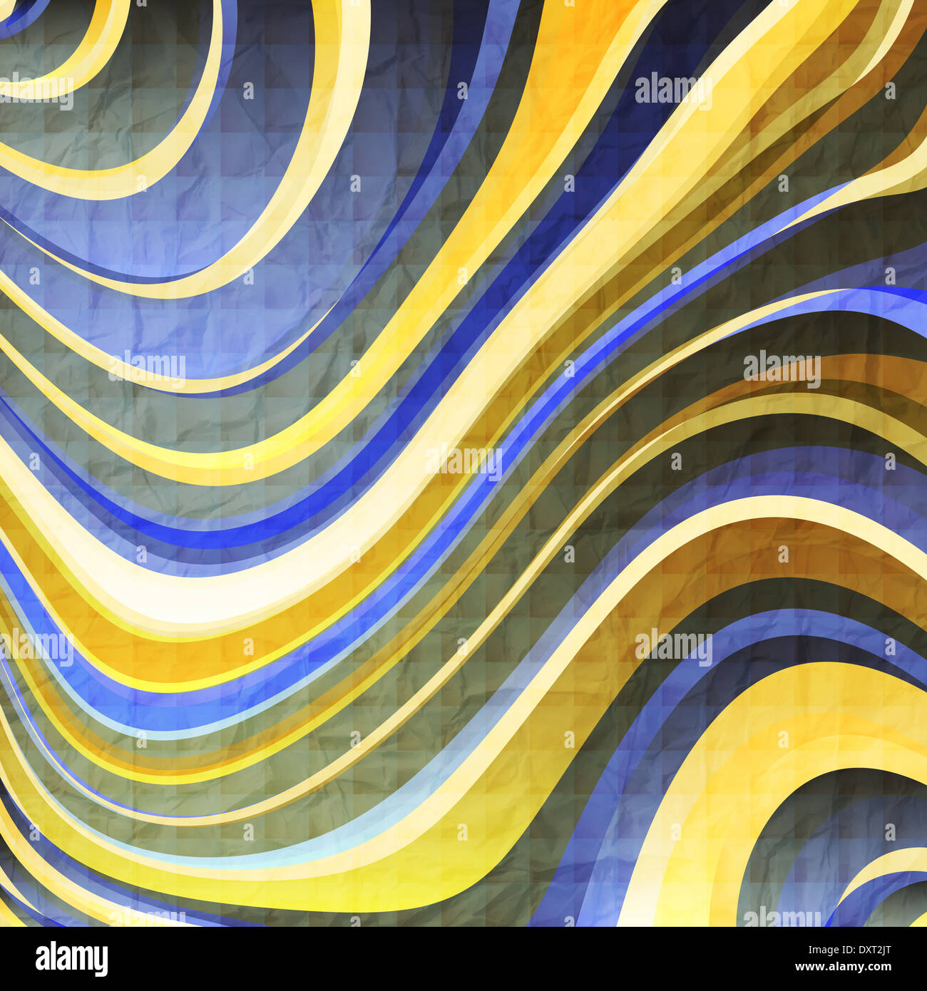 abstract background with colorful waves on paper texture Stock Photo ...