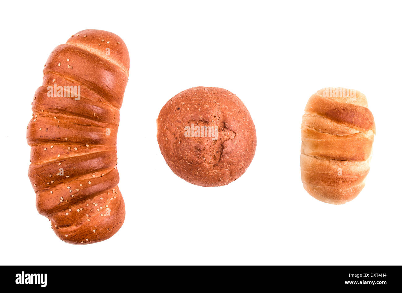bread isolated on a white background Stock Photo - Alamy