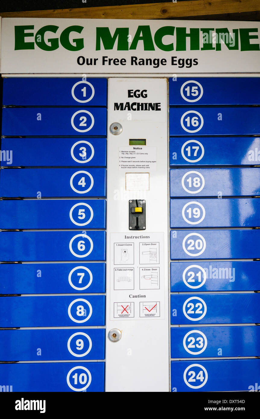 Freerange egg vending machine Stock Photo Alamy