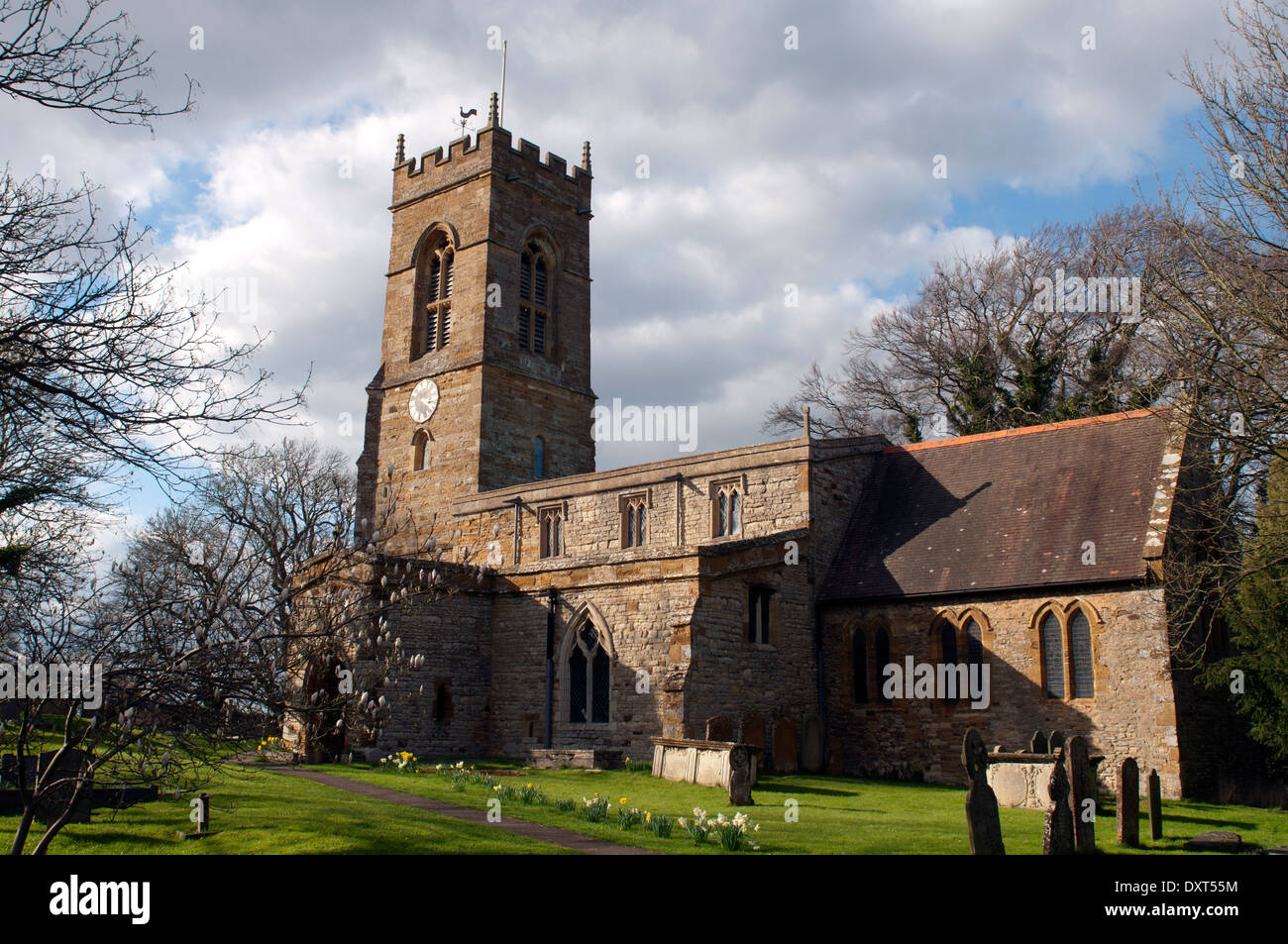 St. Peter`s Church, Cogenhoe, Northamptonshire, England, UK Stock Photo ...