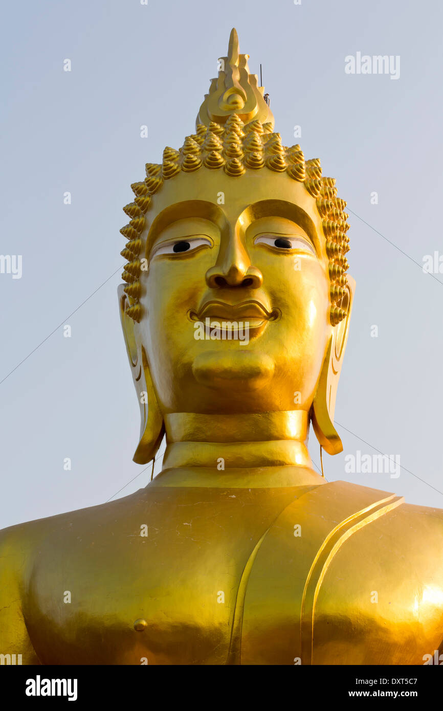 The Big Buddha Statue of the Wat Phra Yai Temple in Pattaya, Thailand