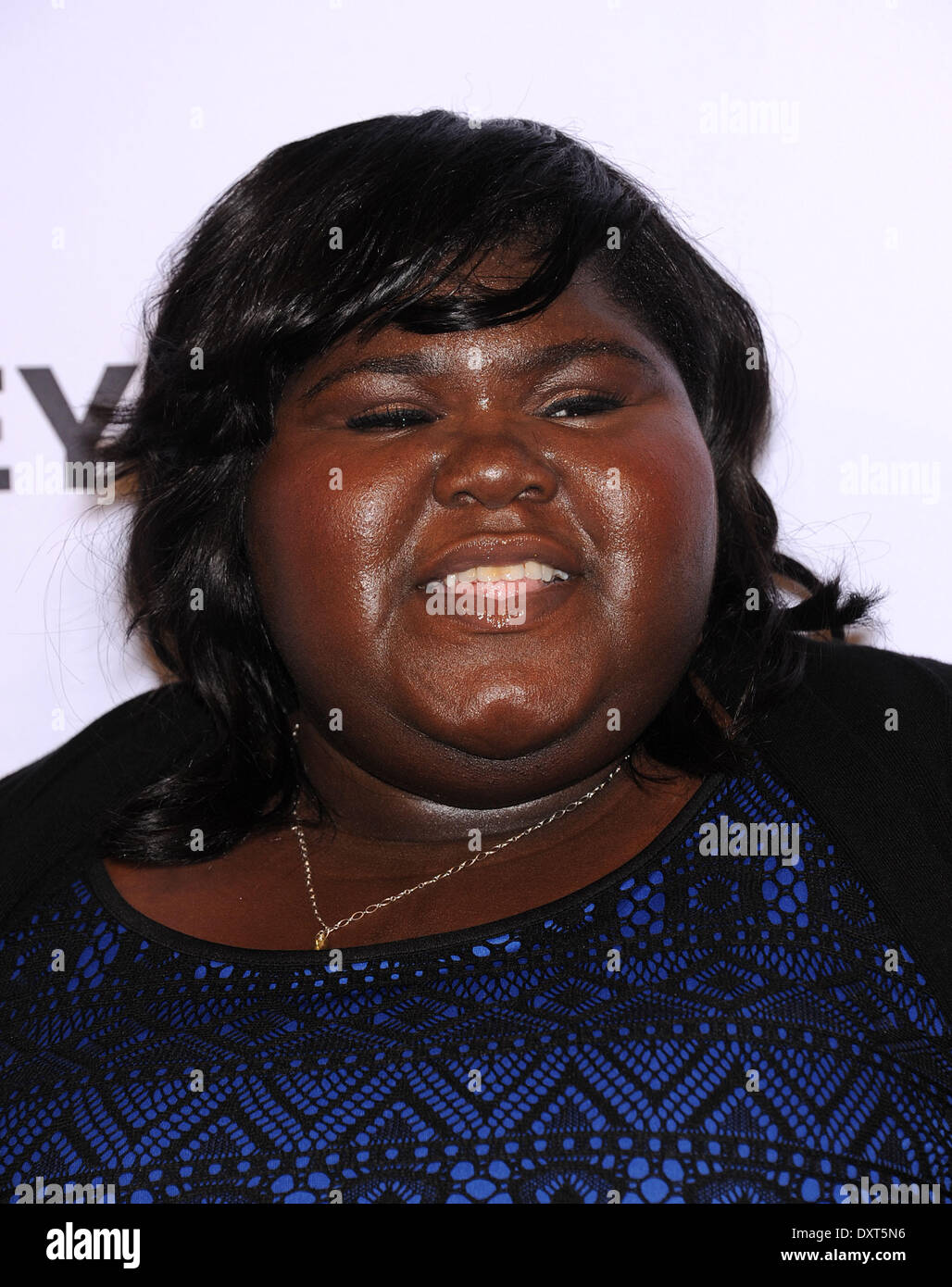 Hollywood, California, USA. 28th Mar, 2014. Gabourey Sidibe arrives for the closing night of Paleyfest 2014: American Horror Story COVEN at the Dolby theater. © Lisa O'Connor/ZUMAPRESS.com/Alamy Live News Stock Photo