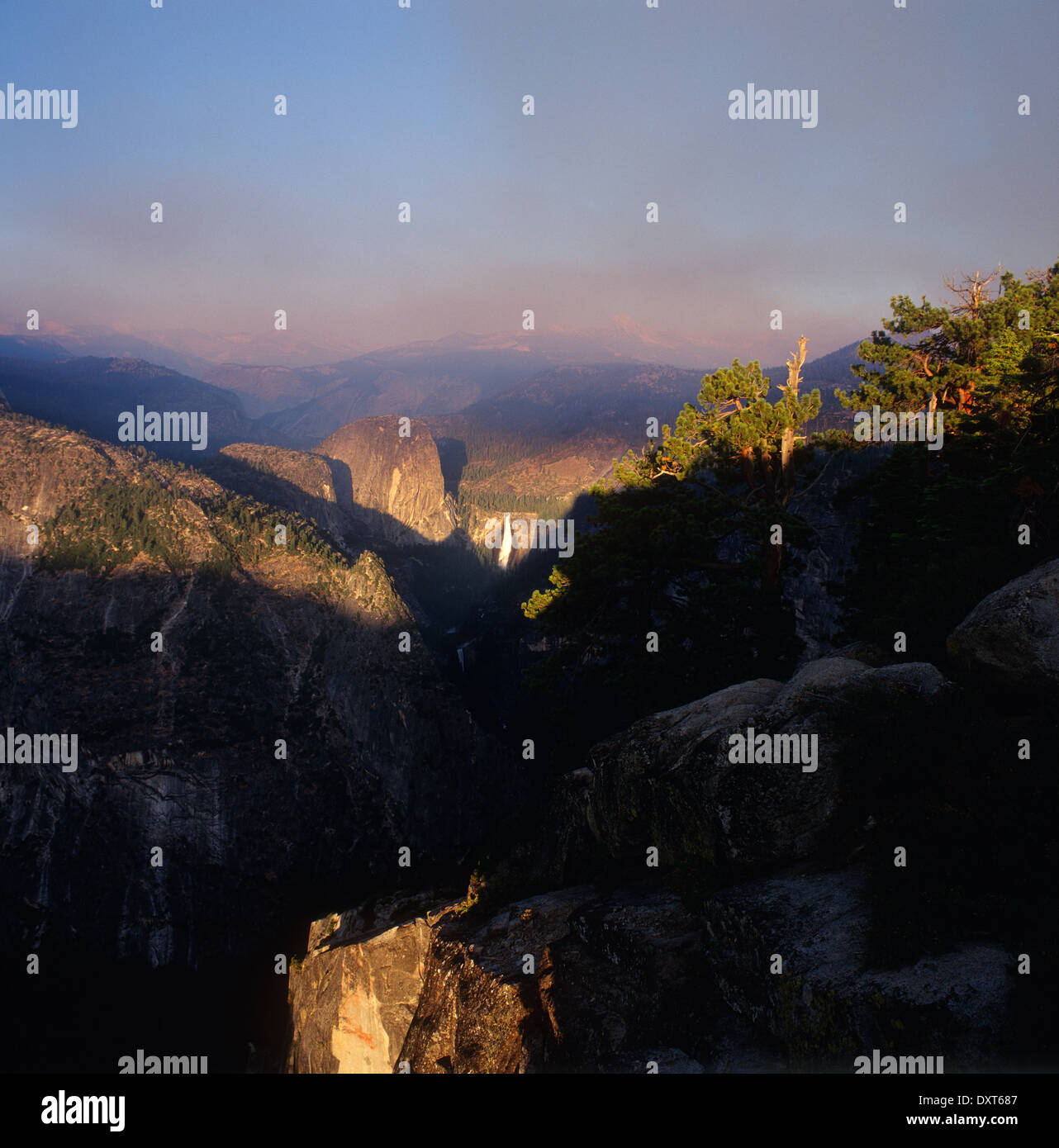 Sunset in Yosemite Stock Photo