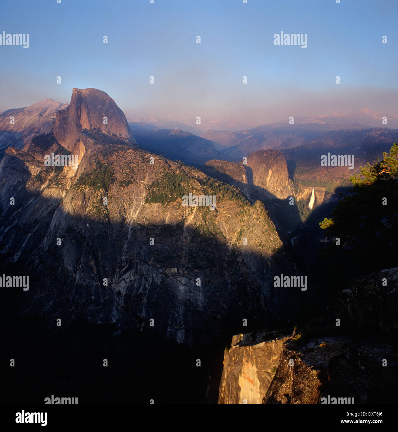 Sunset in Yosemite Stock Photo