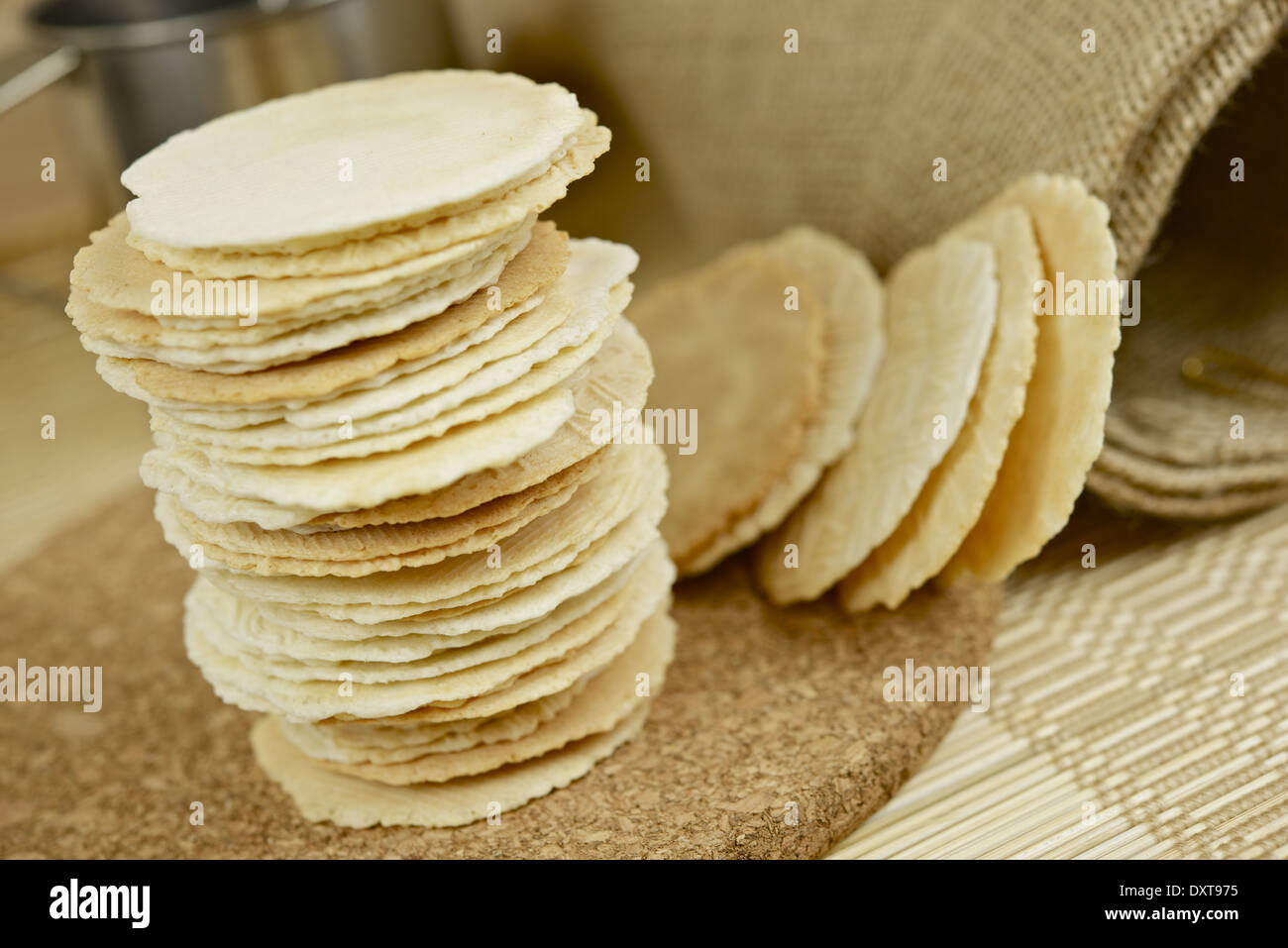 Small Spelt Flour Cookies. Snacks Photo Collection. Stock Photo