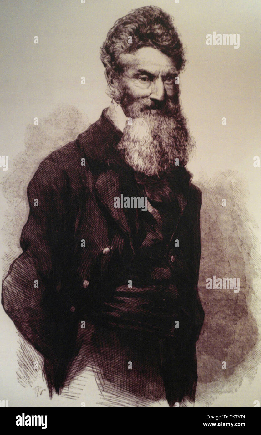 Abolitionist John Brown, Circa 1858 Stock Photo - Alamy