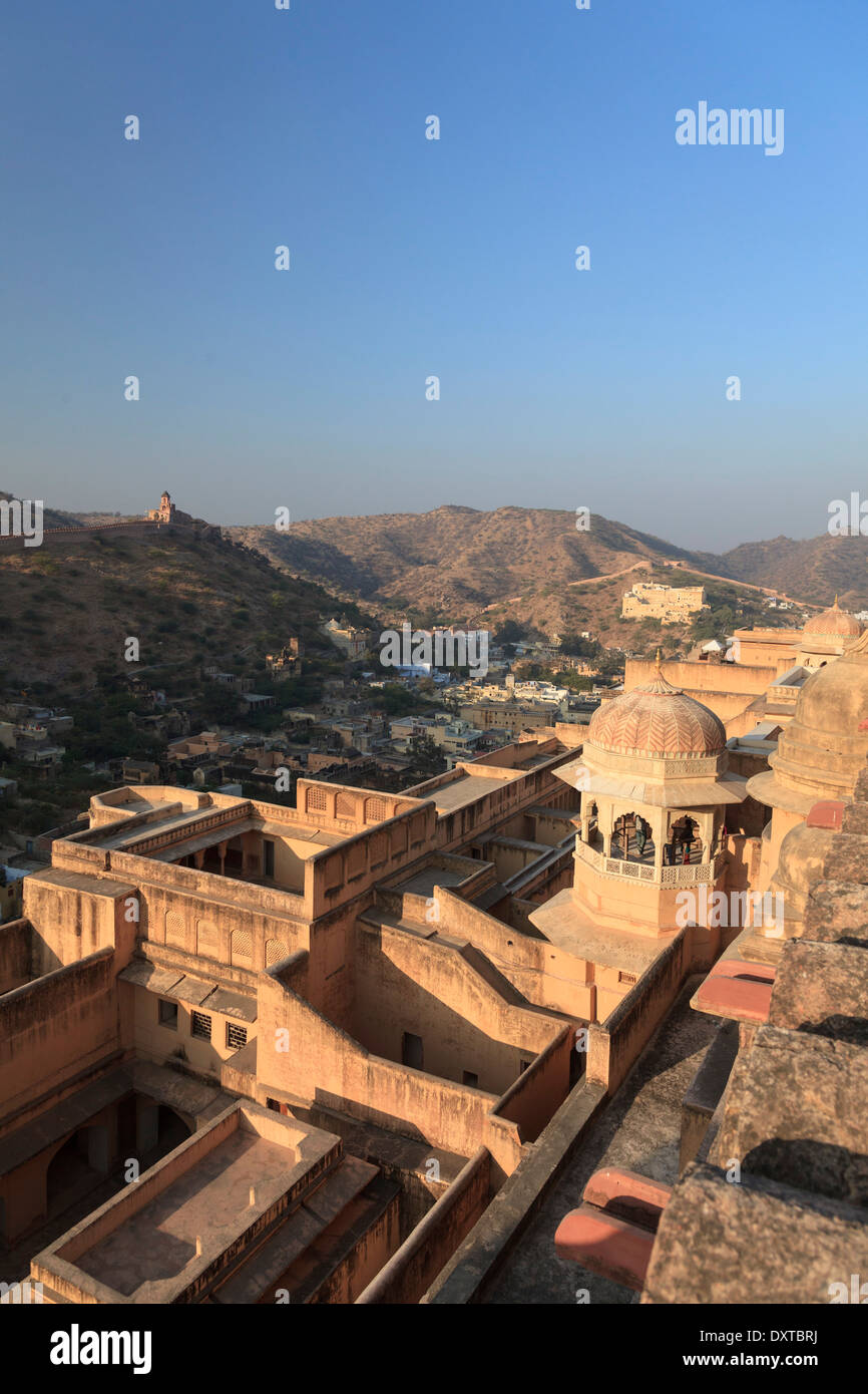 India, Rajasthan, Jaipur, Amber Fort Stock Photo