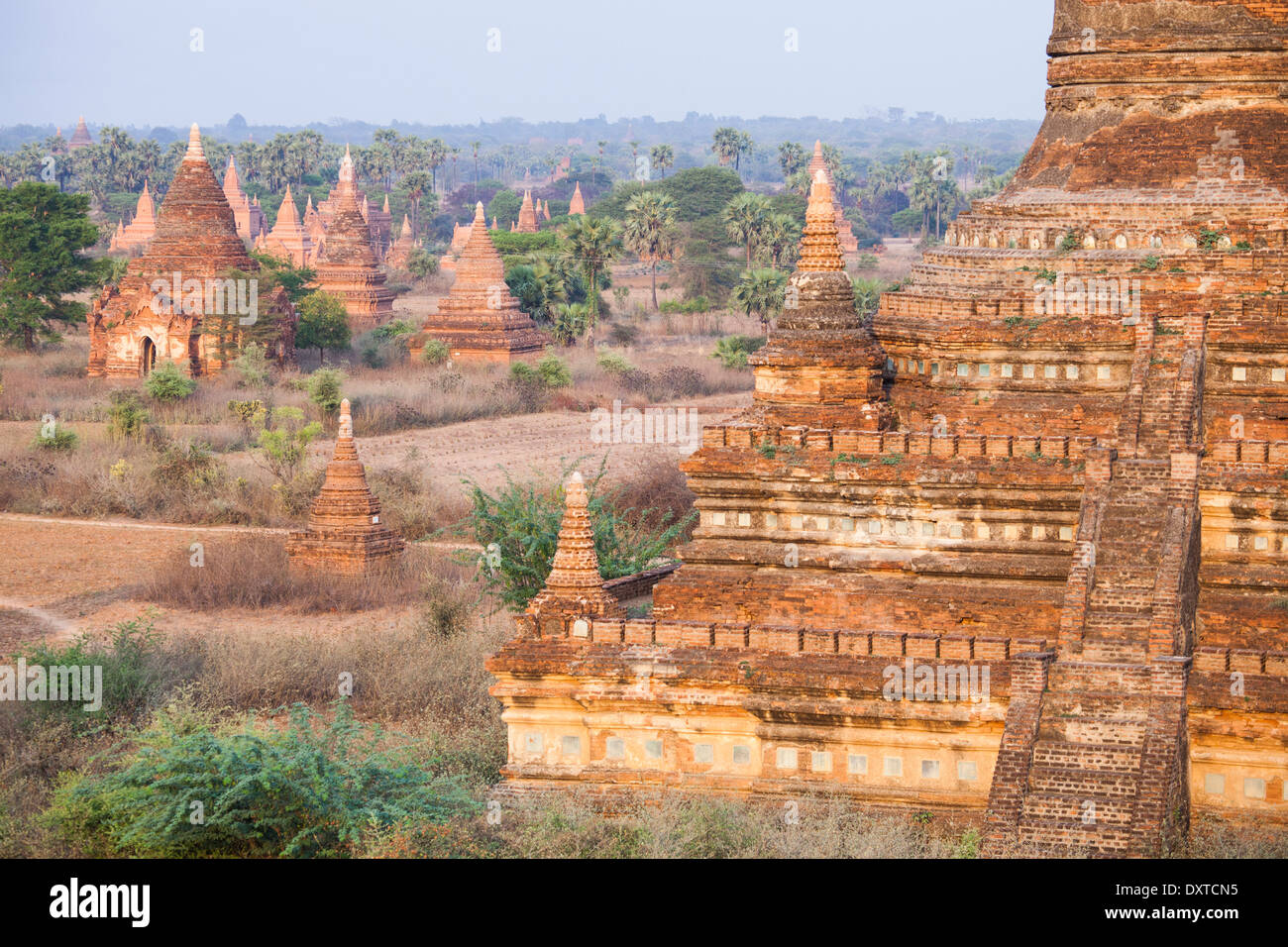 Buddhist temples in Bagan, Myanmar Stock Photo