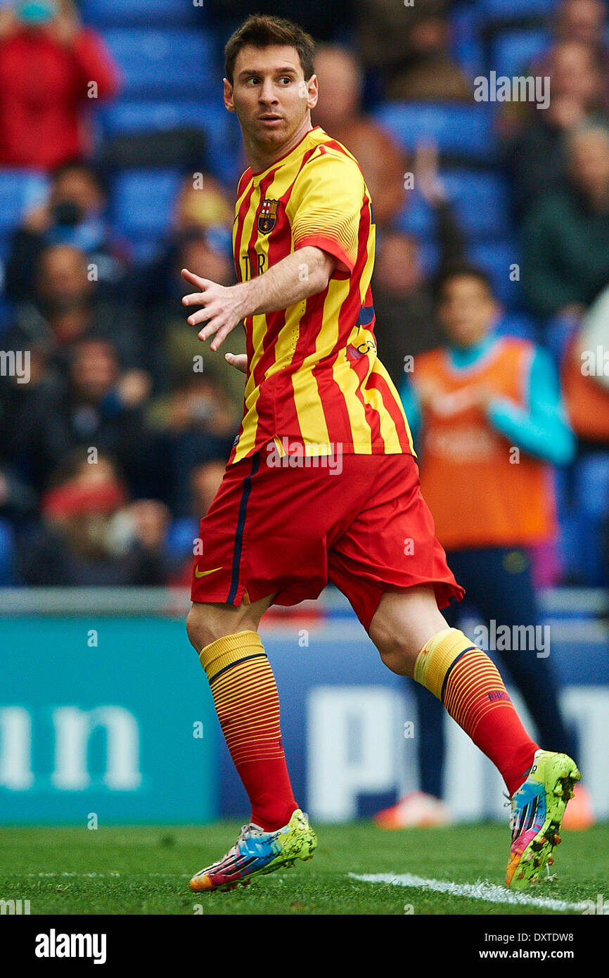 Barcelona, Spain. 29th Mar, 2014. Lionel Messi (FC Barcelona