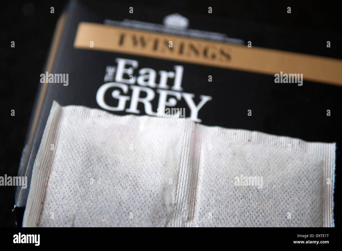 Earl Grey tea bags Stock Photo Alamy