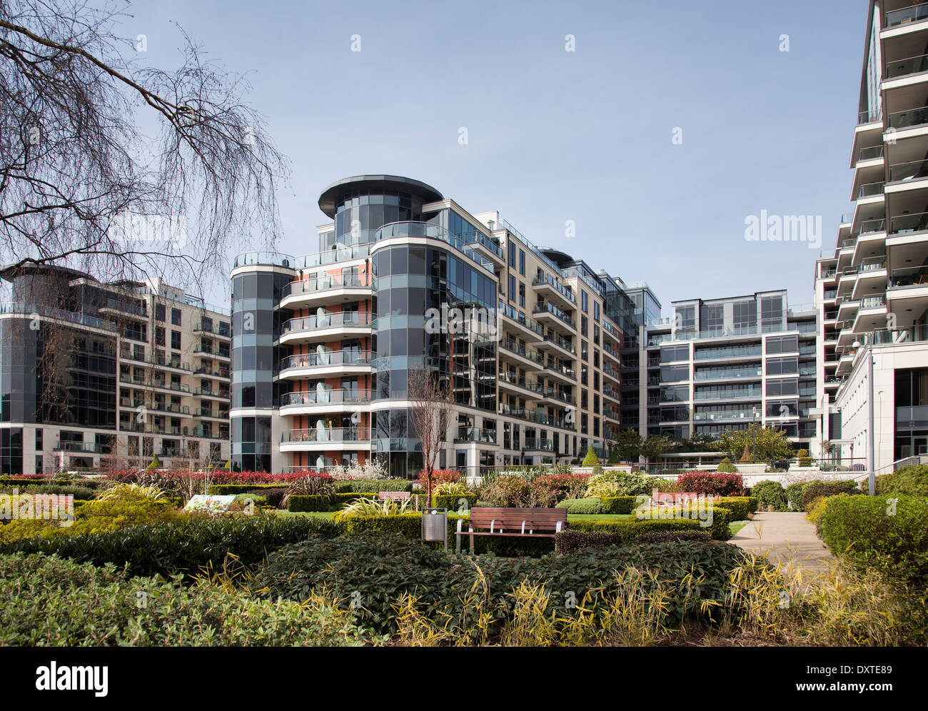 Imperial Wharf Riverside Apartments London SW6, UK Stock Photo Alamy