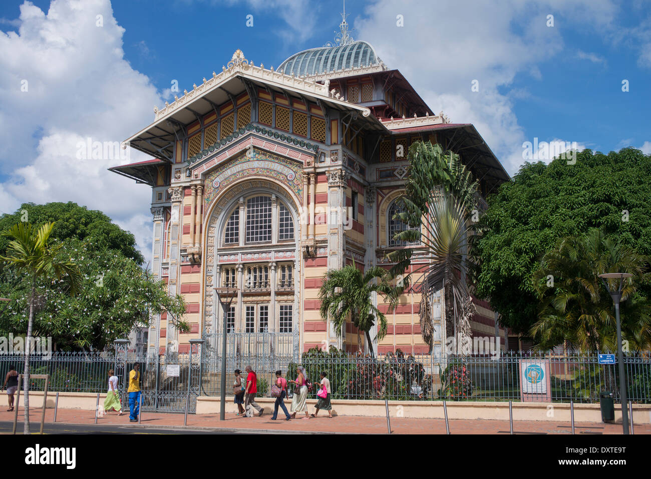 The Schoelcher Library at Fort de France, capital of Martinique, French
