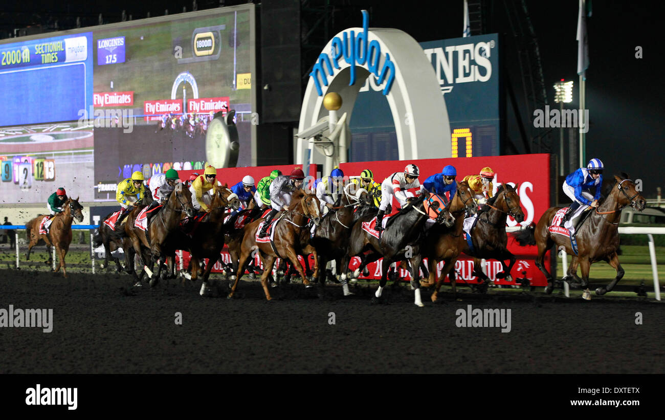 Dubai world cup horse racing hi-res stock photography and images - Alamy