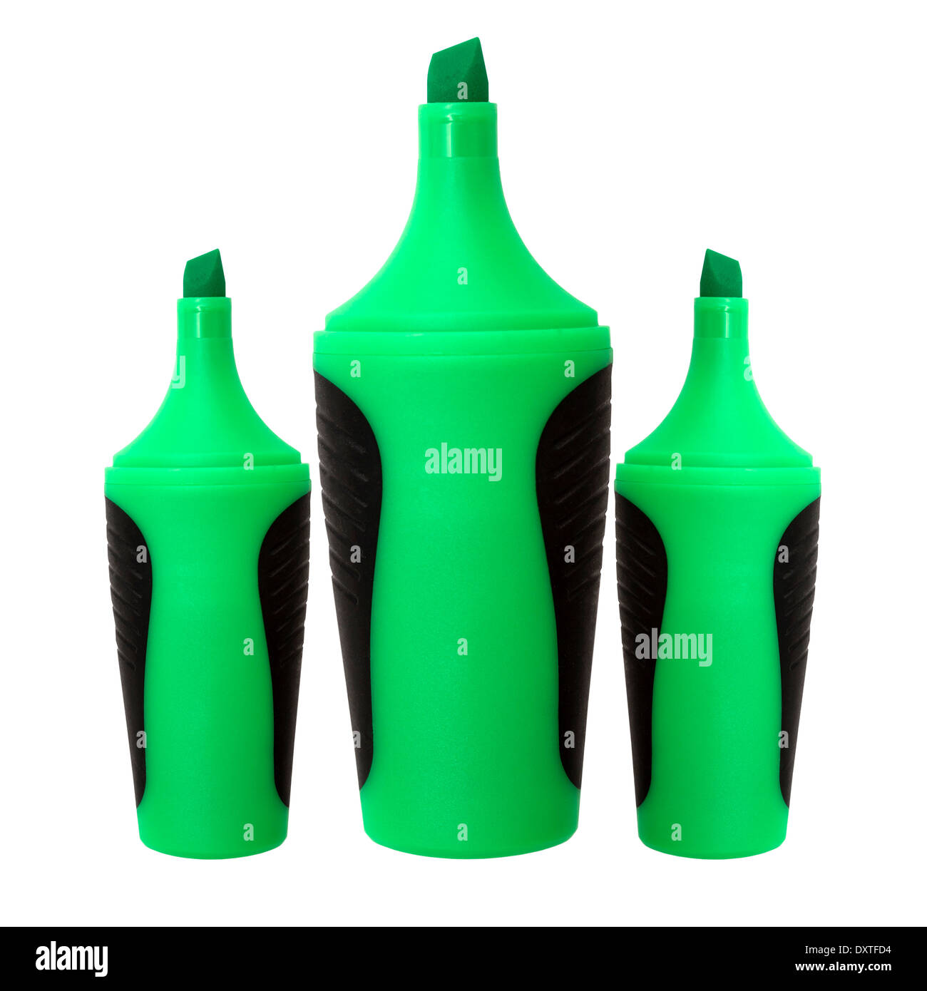 green highlighter isolated on white background Stock Photo Alamy