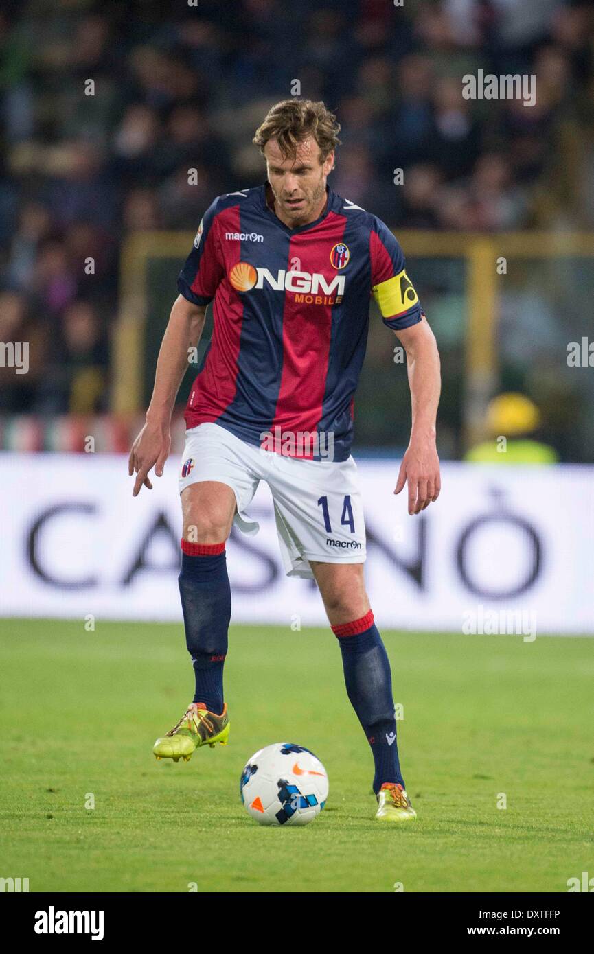 Bologna, Italy. 29th Mar, 2014. Cesare Natali (Bologna) Football/Soccer