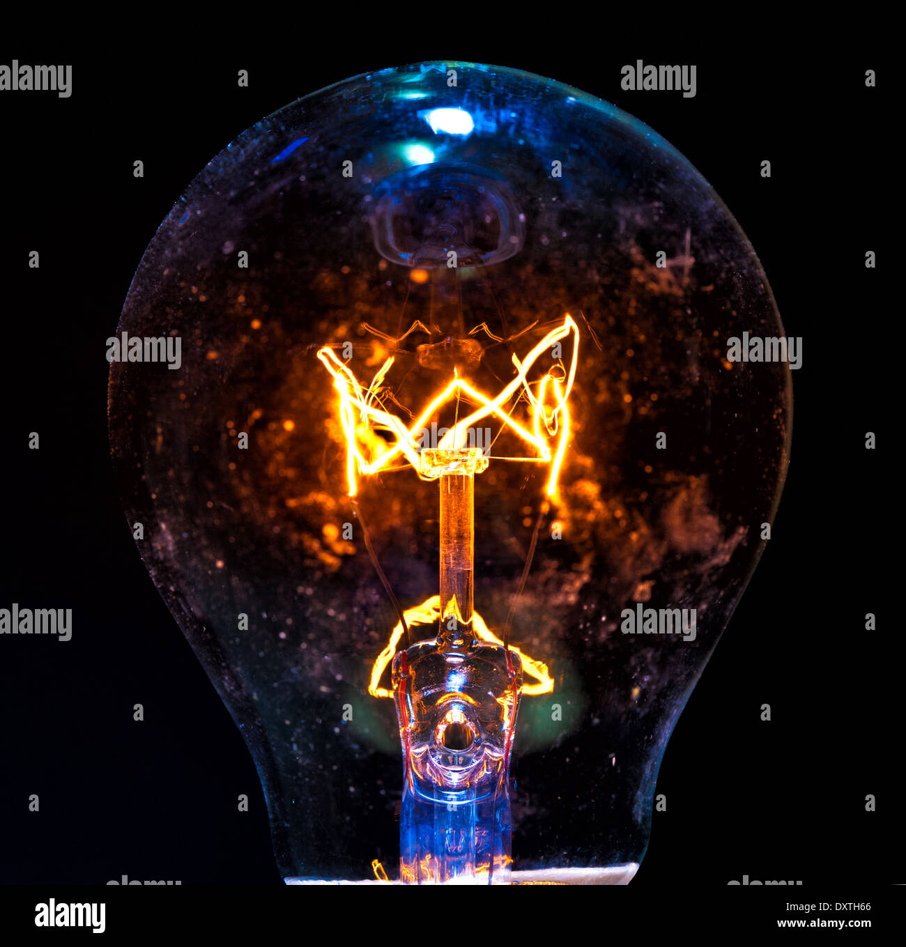 close up image of electric bulb Stock Photo Alamy