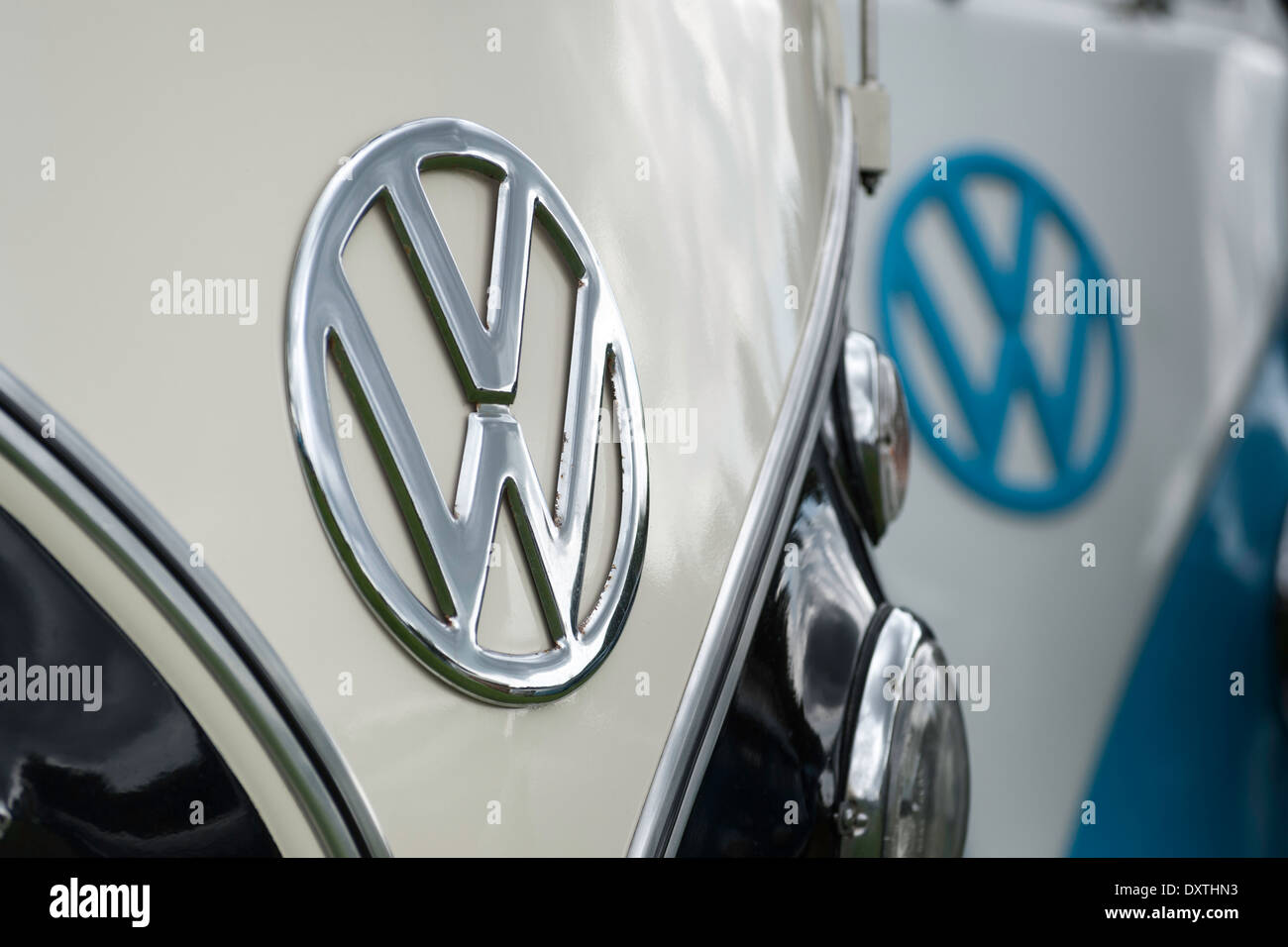 Volkswagen Camper Van badges. Stock Photo