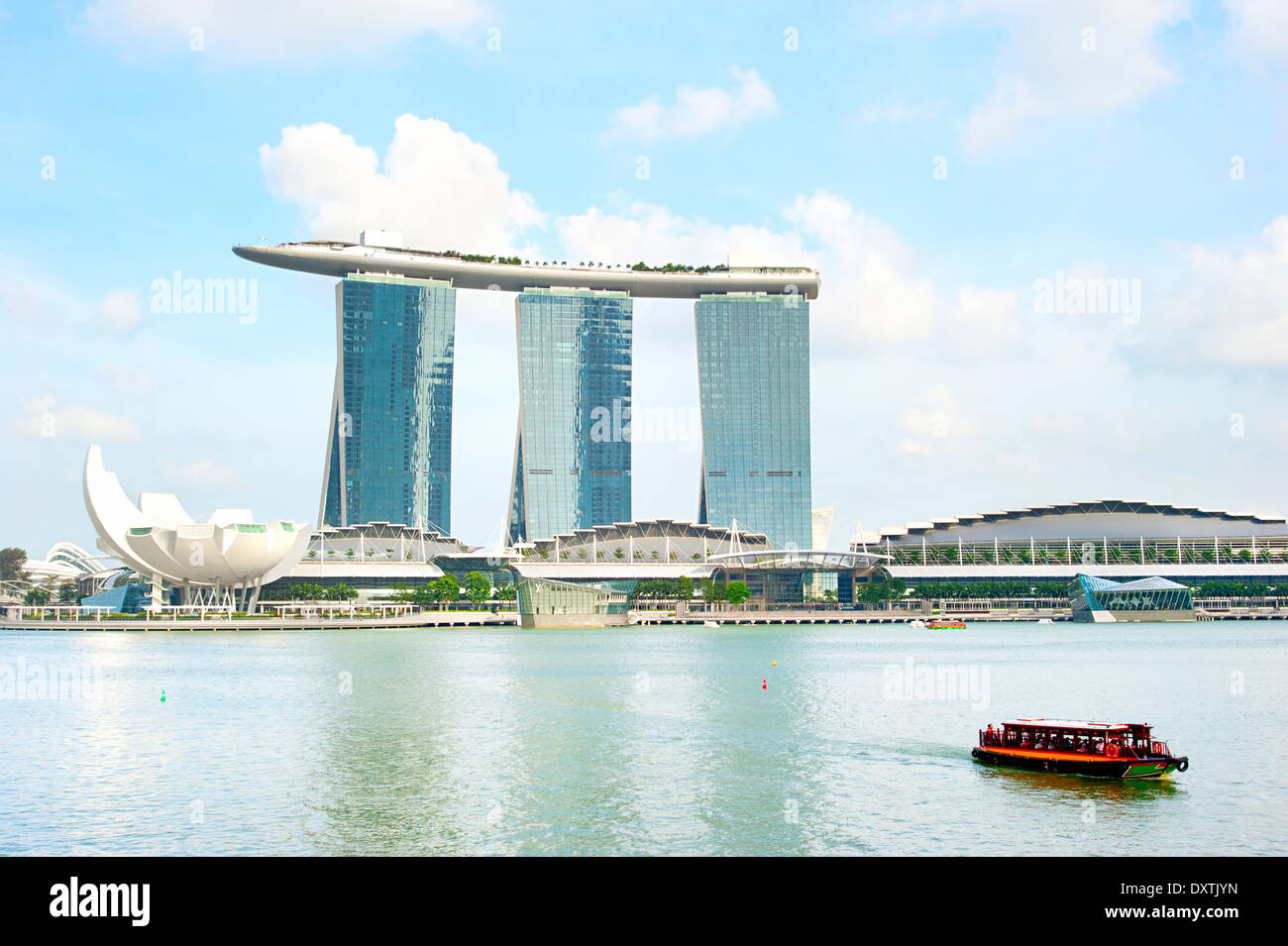 Marina Bay Sands Resort in Singapore Stock Photo