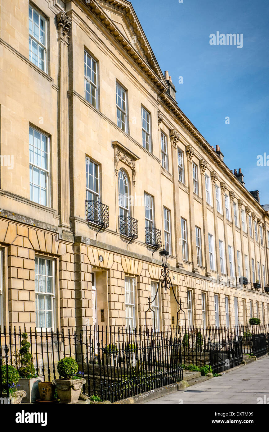 View of the elegant Architecture on Henrietta Street in the
