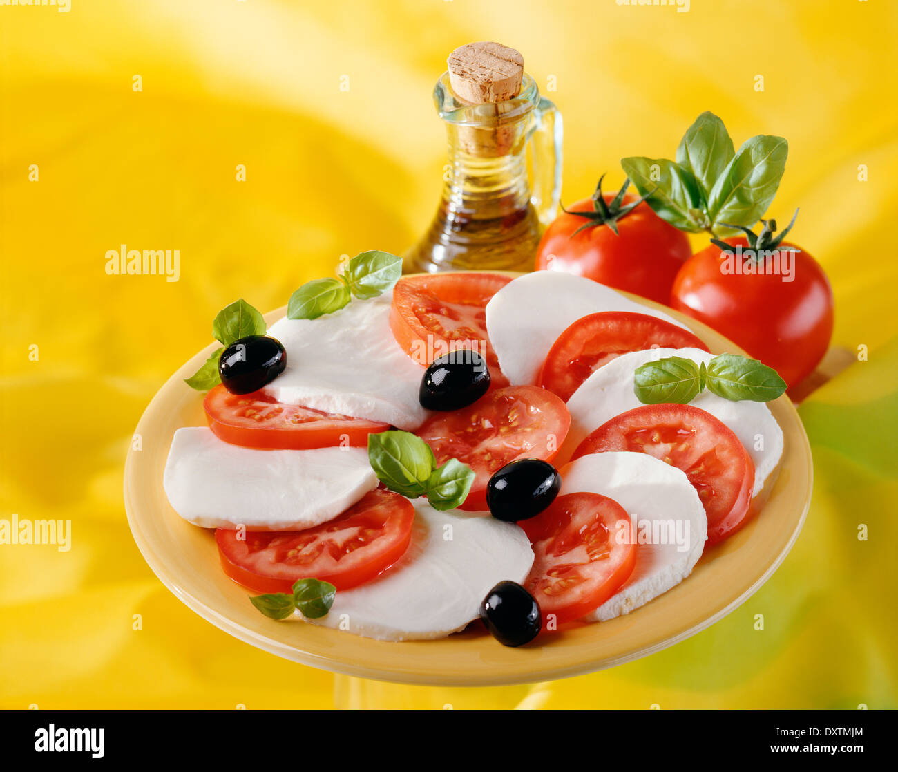 Tomato and mozzarella salad Stock Photo Alamy