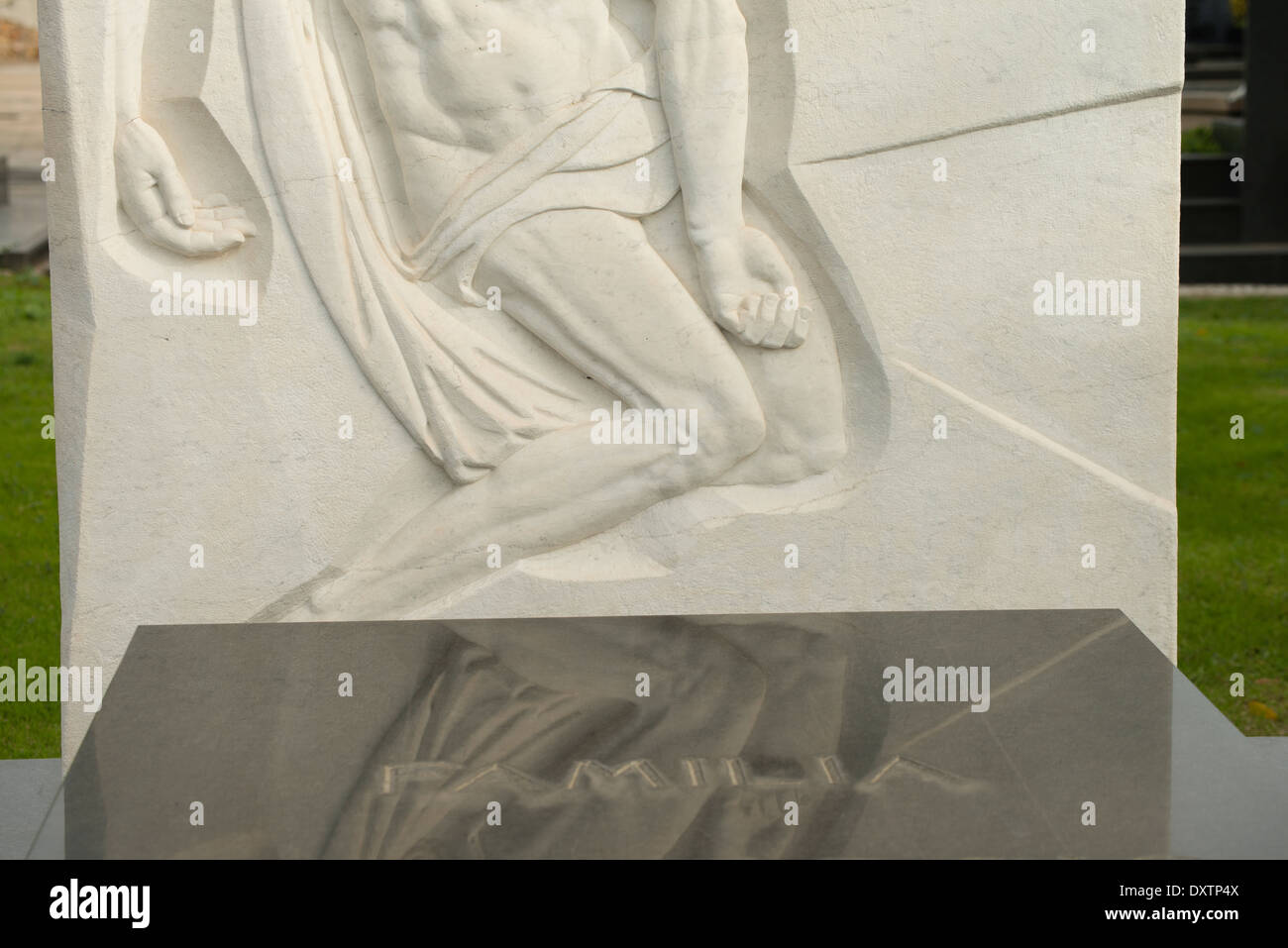 Tombs and ground burials, Spain Stock Photo Alamy