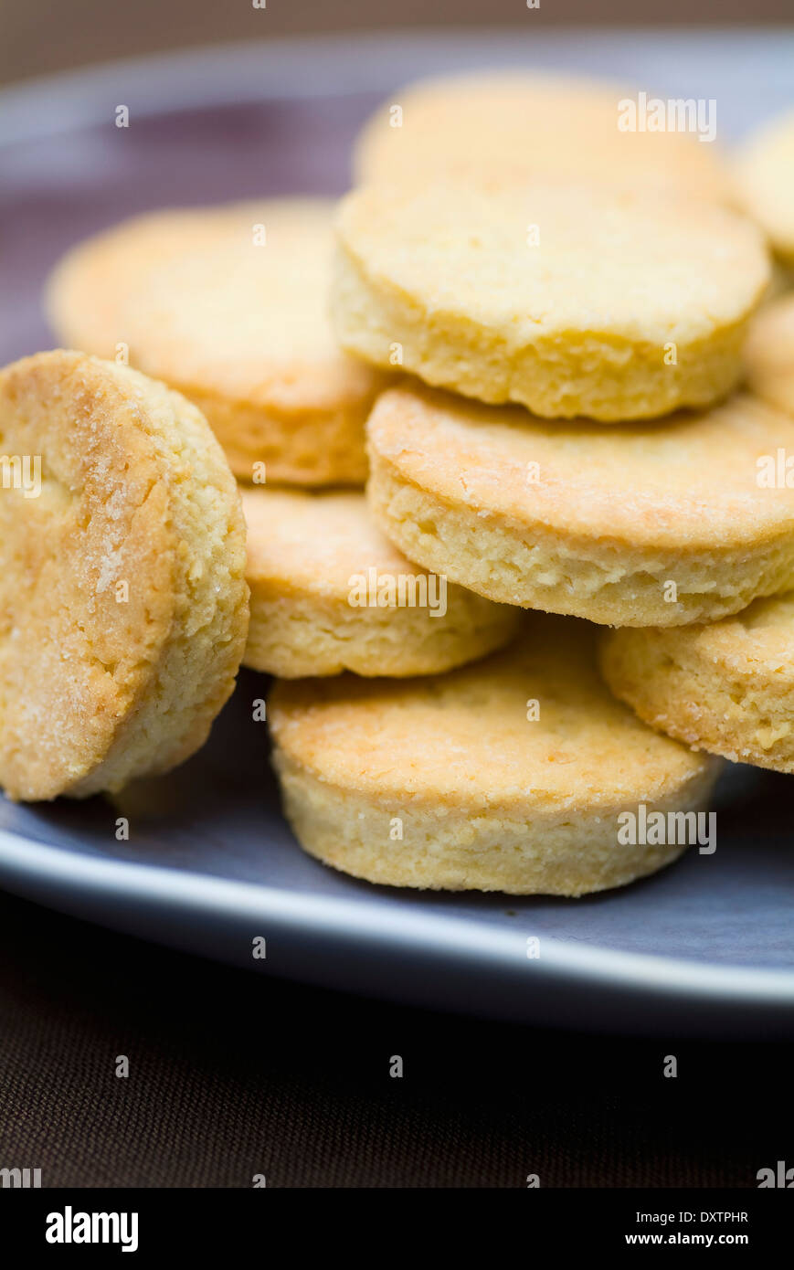 Breton shortbread cookies Stock Photo